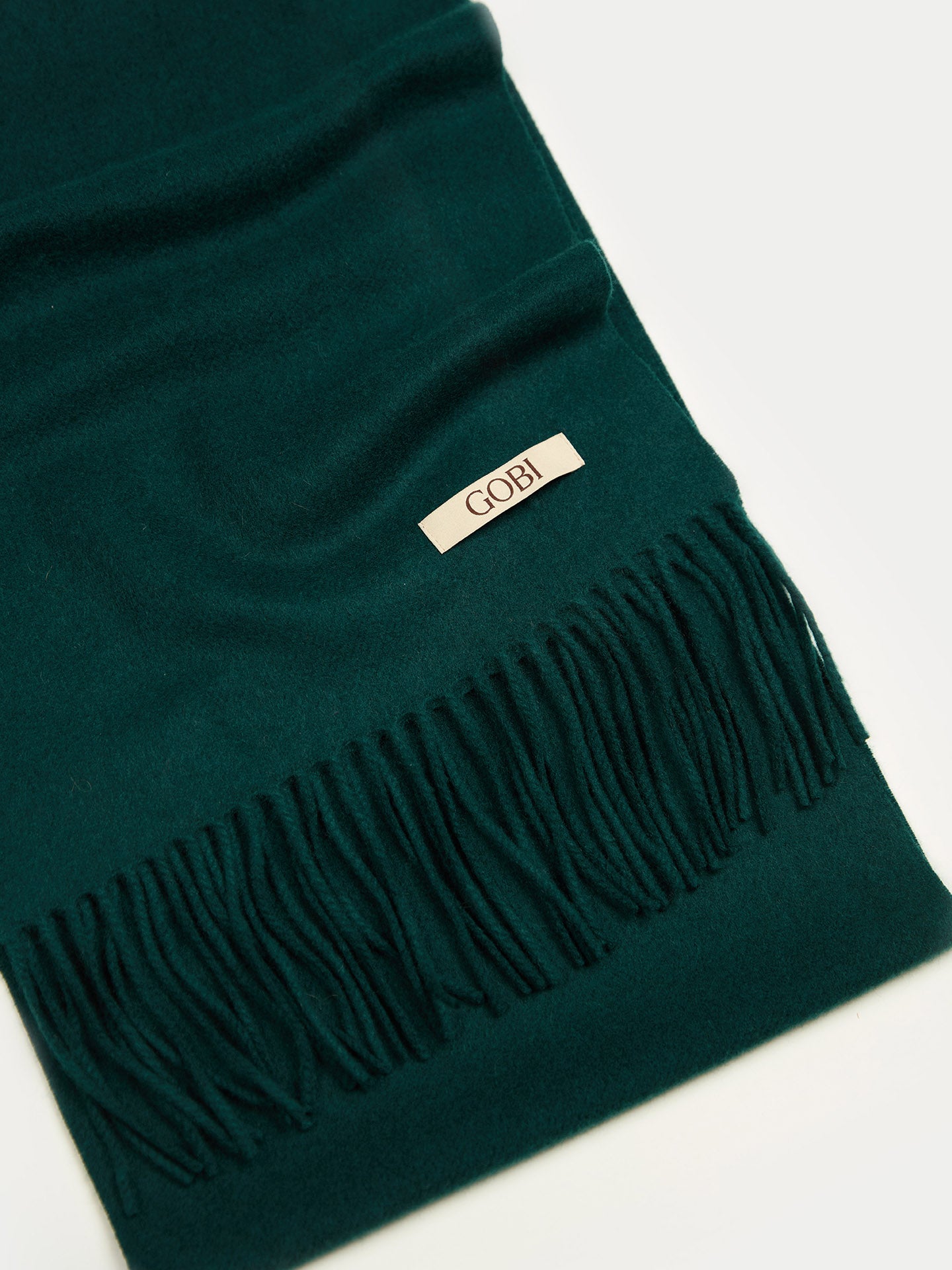 Écharpe tissée en cachemire pur