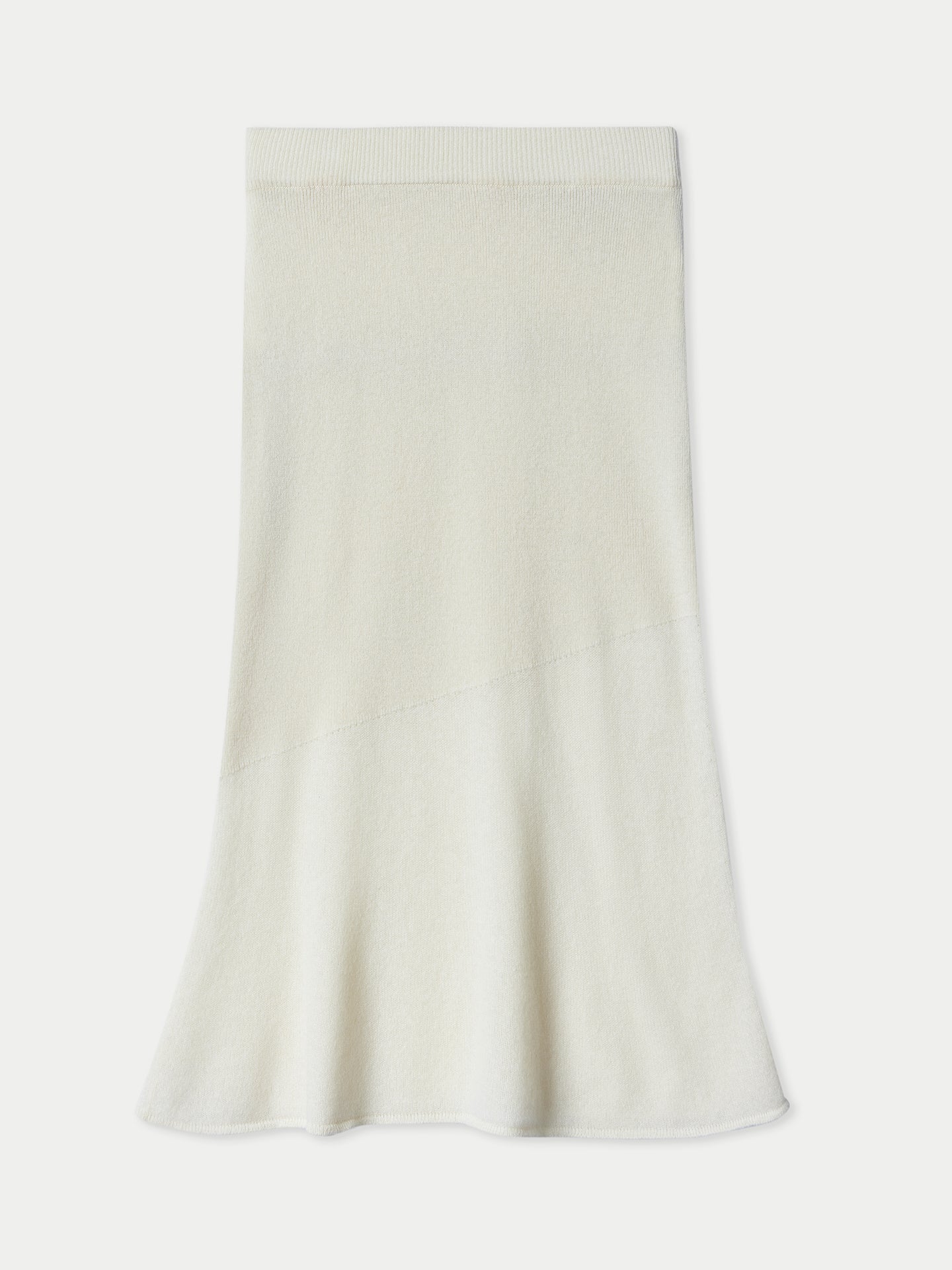 Jupe en jersey de cachemire