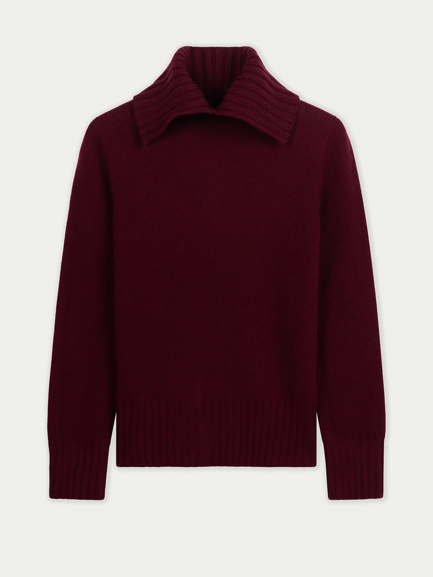 Pull en Cachemire à Col Roulé Replié