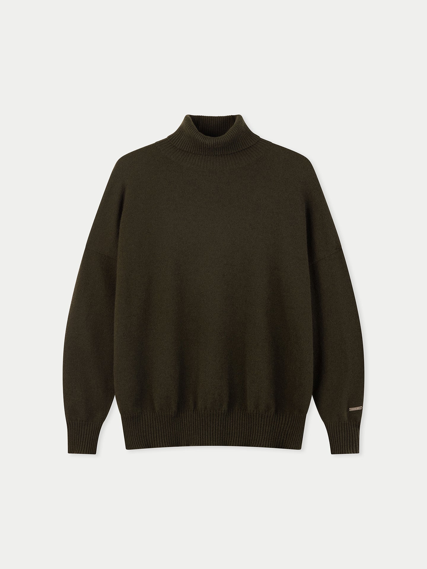 Pull en cachemire pour femme à col montant