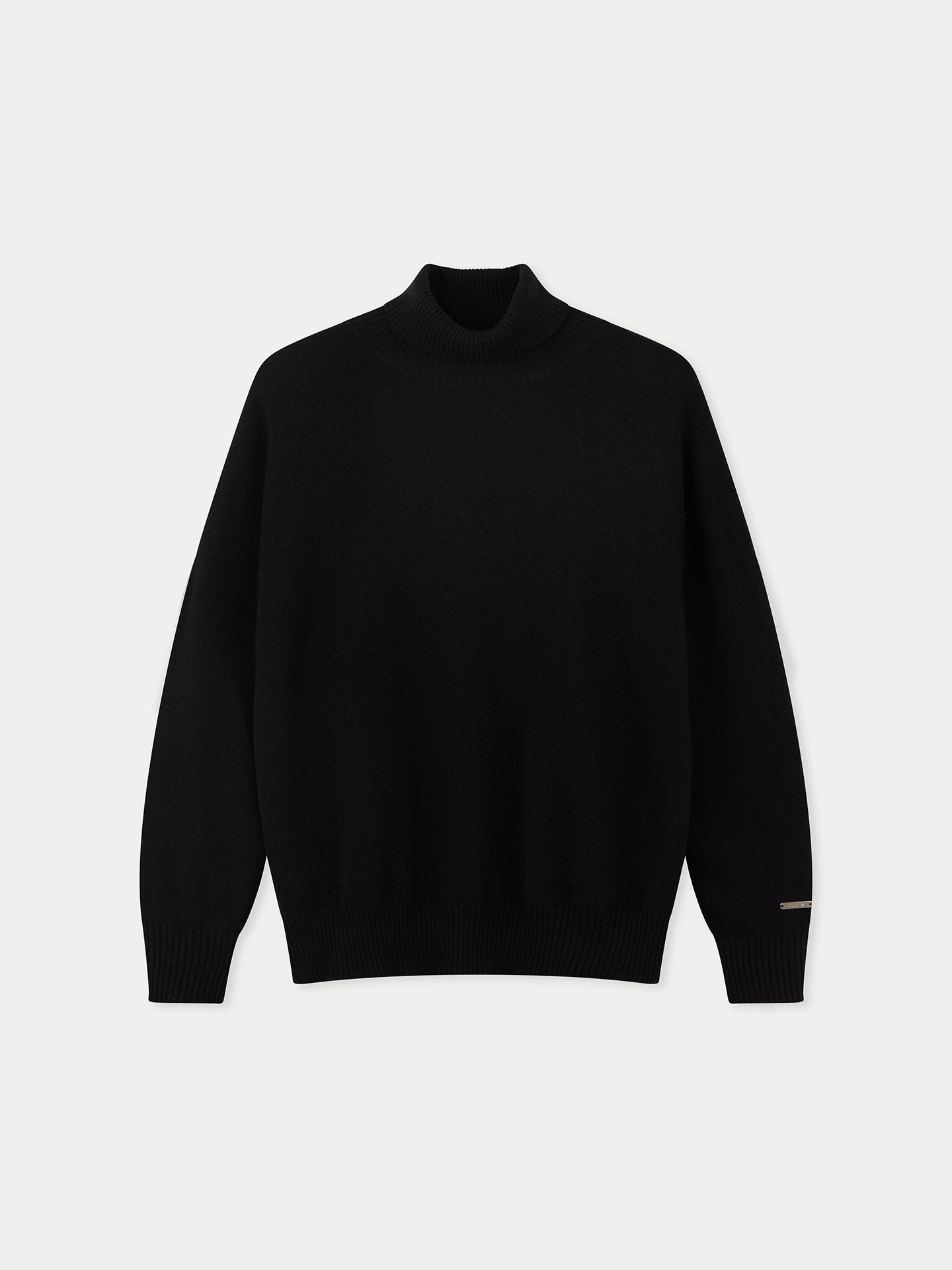 Pull en cachemire pour femme à col montant
