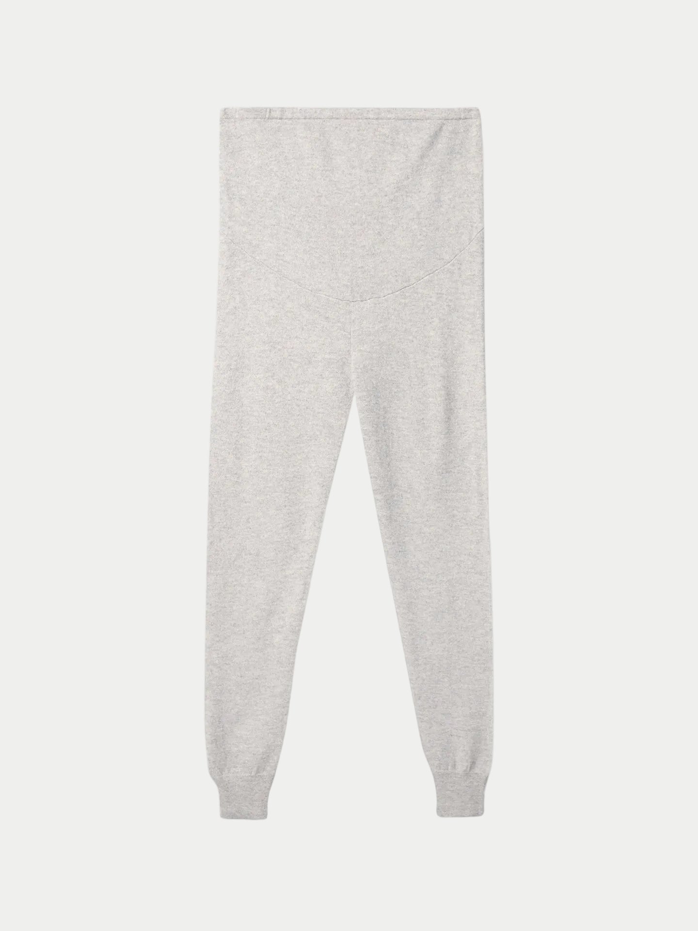 Pantalon de maternité en cachemire gris | GOBI Cashmere