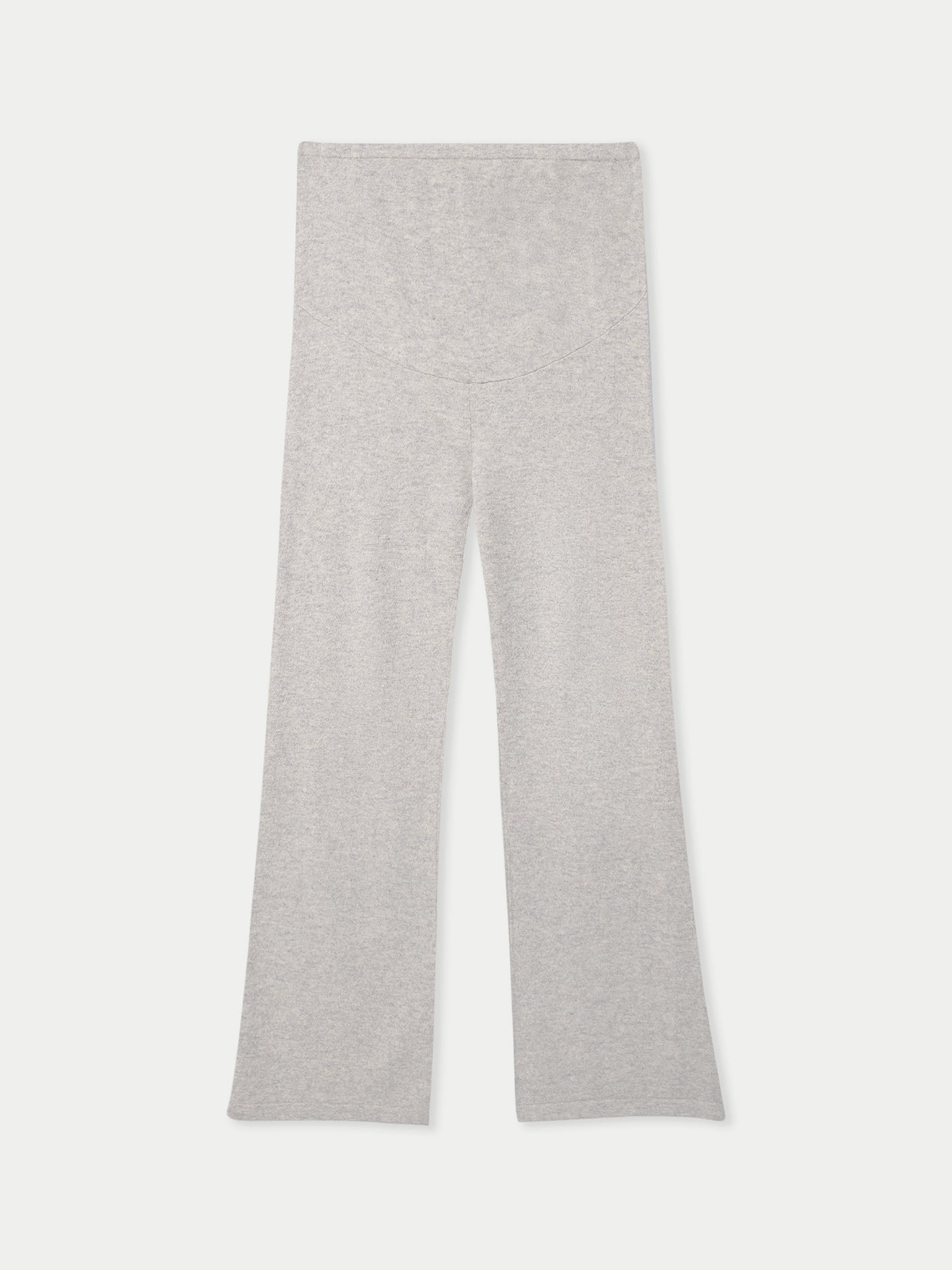Pantalon de maternité à jambes larges en tricot de cachemire