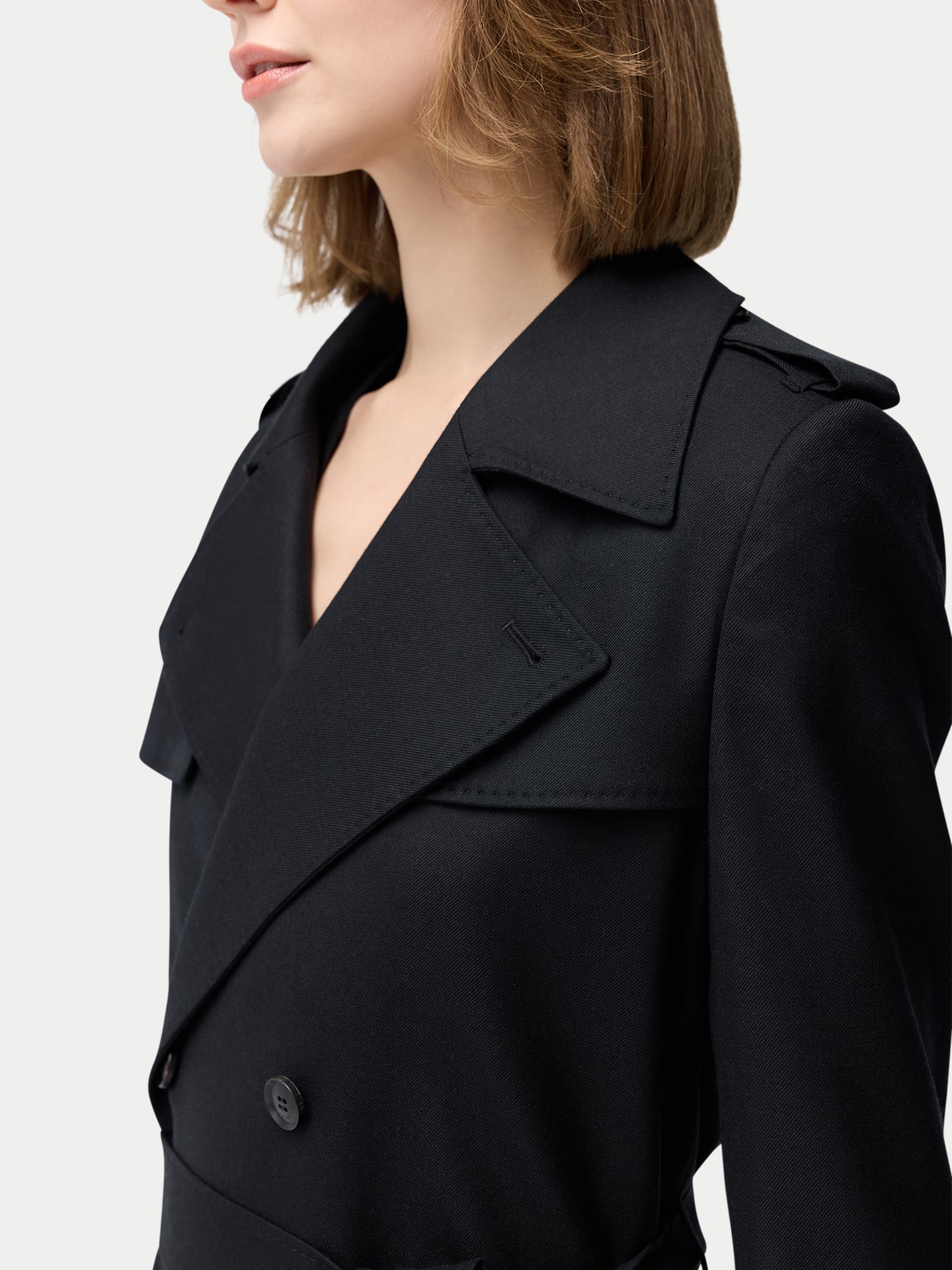 Trench en cachemire mi-long | GOBI Cashmere