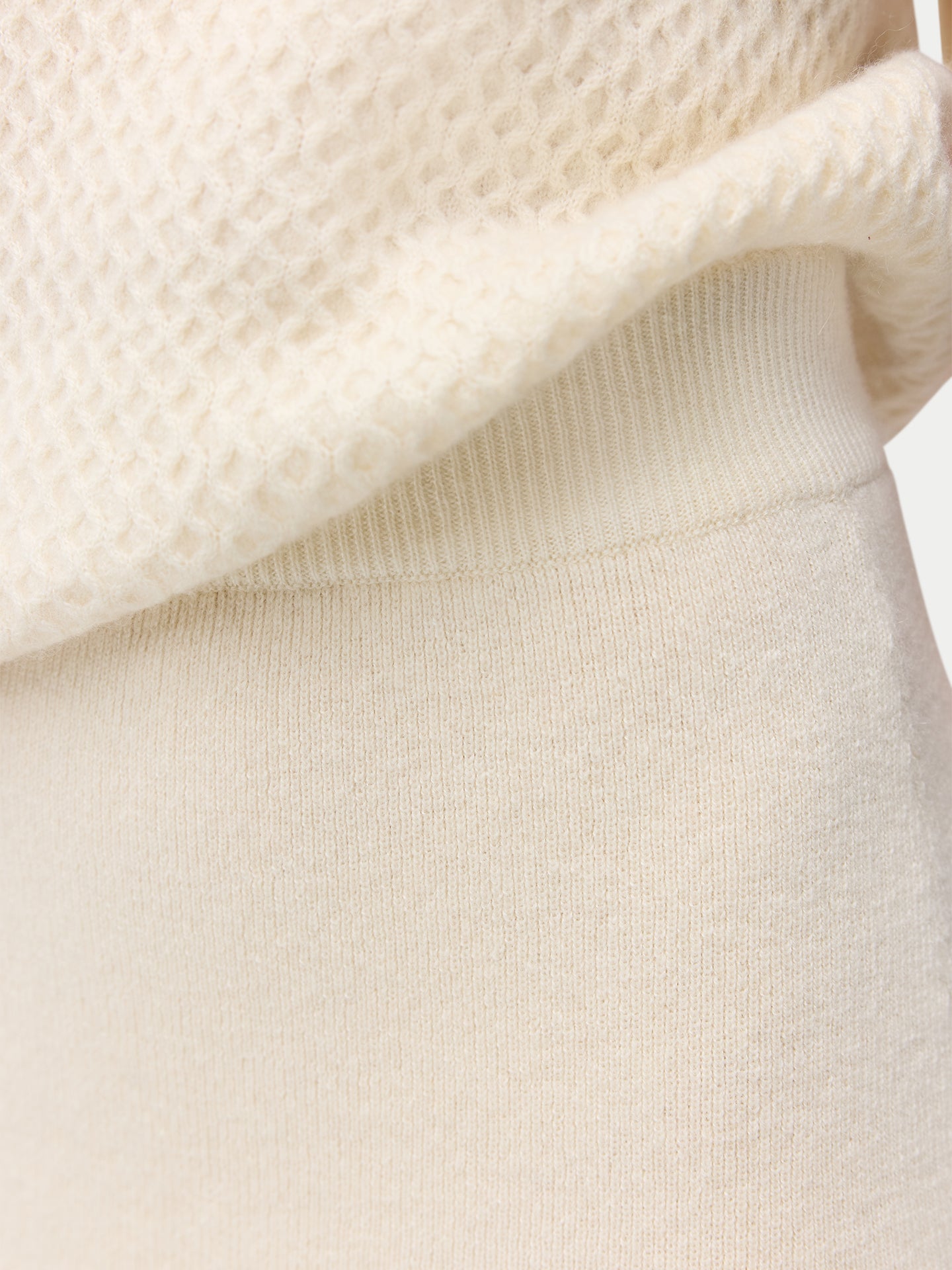 Jupe en jersey de cachemire