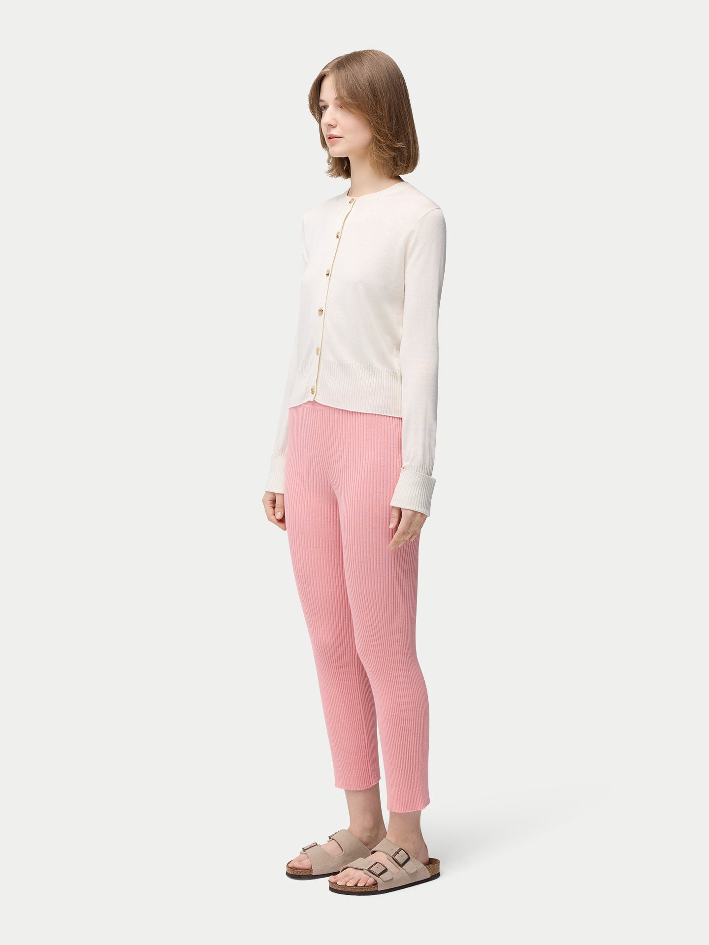Robe en soie asymétrique en cachemire