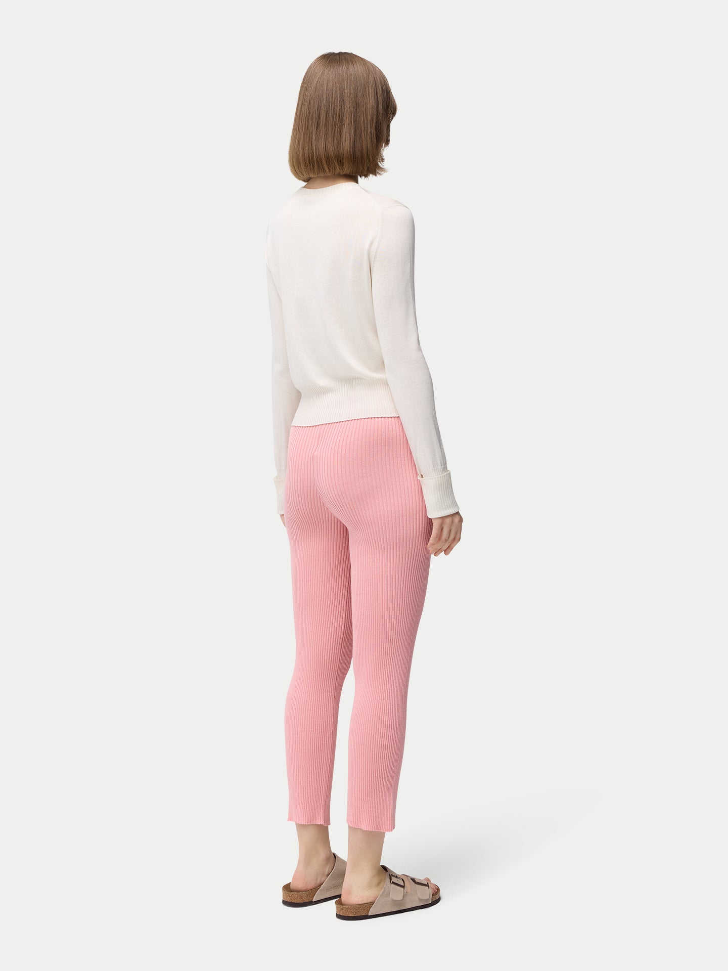 Robe en soie asymétrique en cachemire