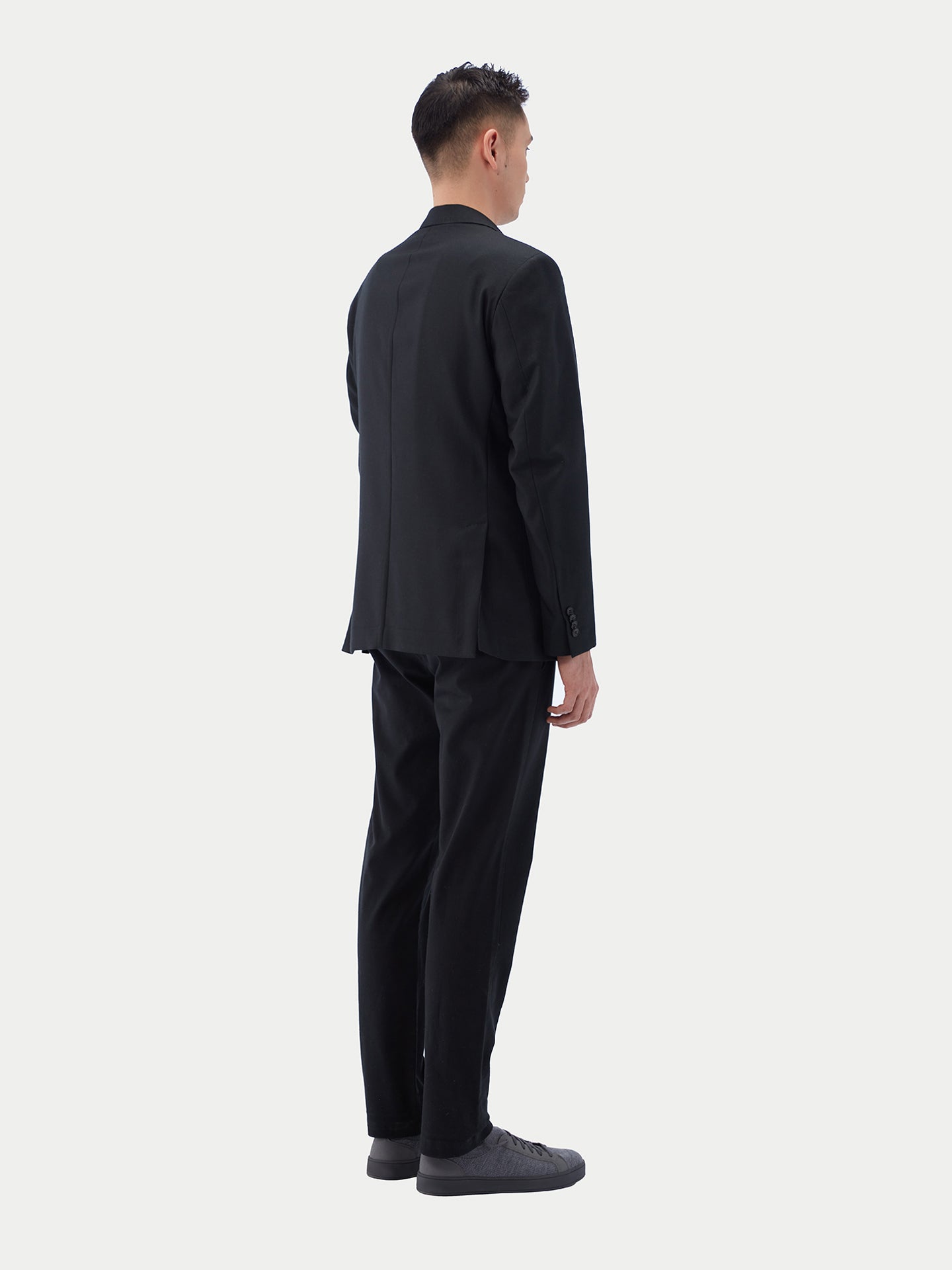 Blazer en cachemire à boutonnage simple pour homme