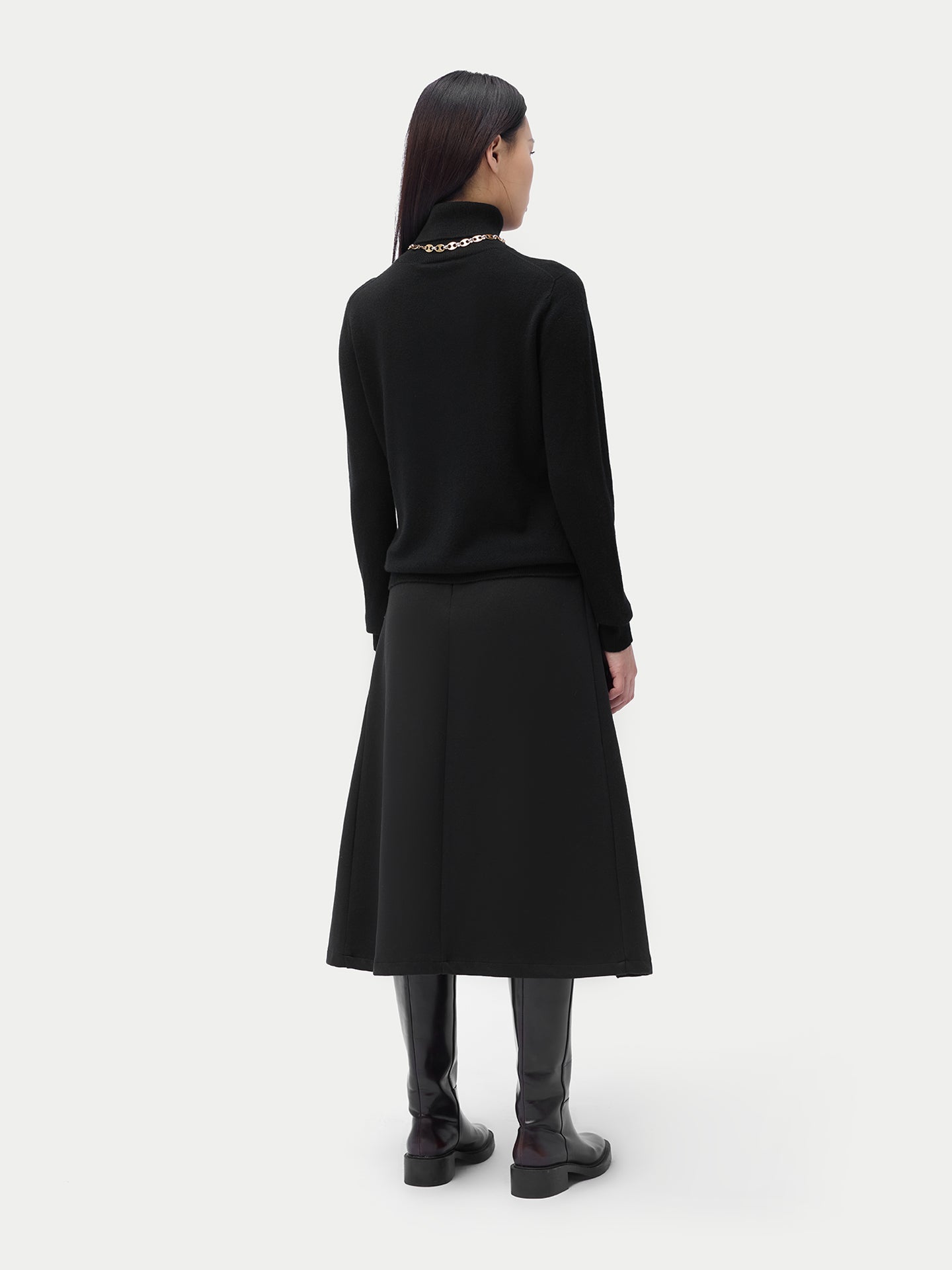 Pull col roulé en cachemire Essential pour femmes