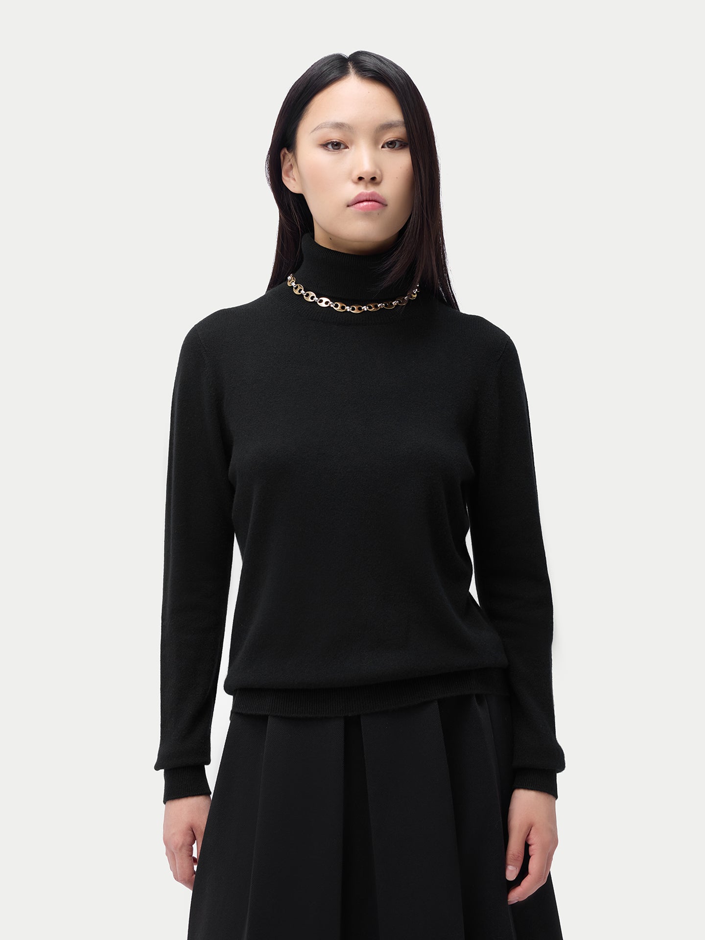Pull col roulé en cachemire Essential pour femmes