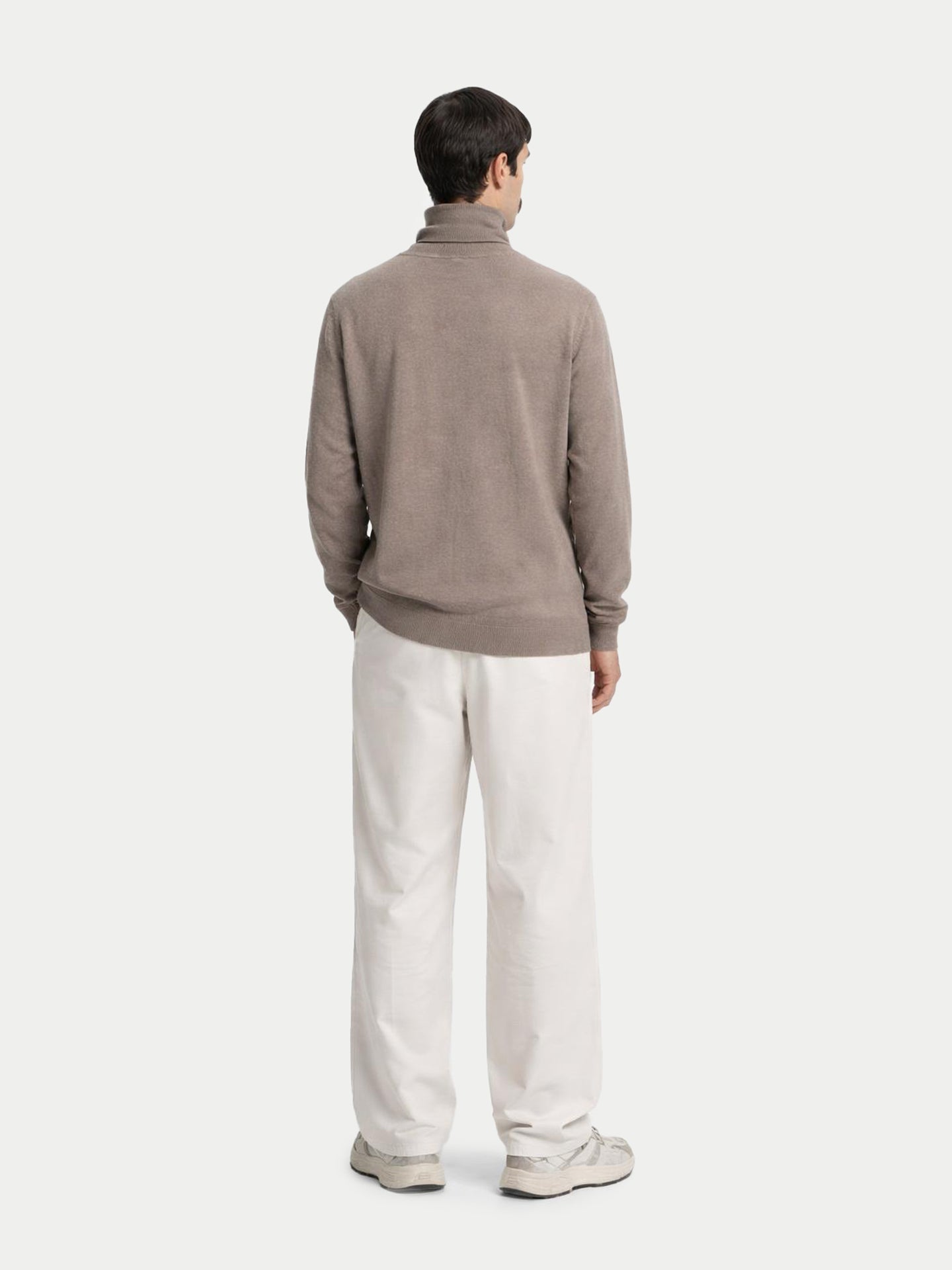 Pull col roulé en cachemire Essential pour hommes Couleur Organique