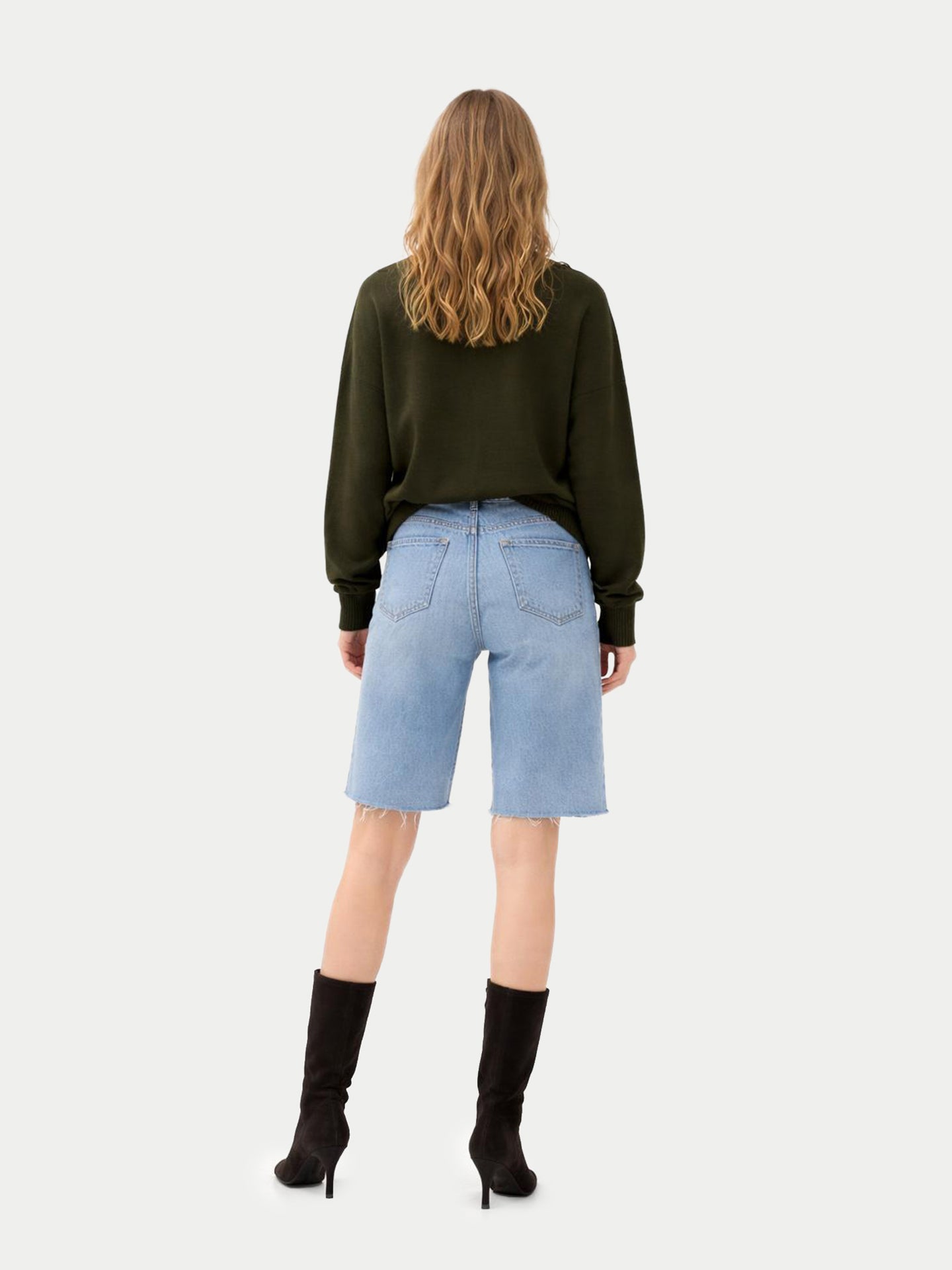 Pull en cachemire pour femme à col montant