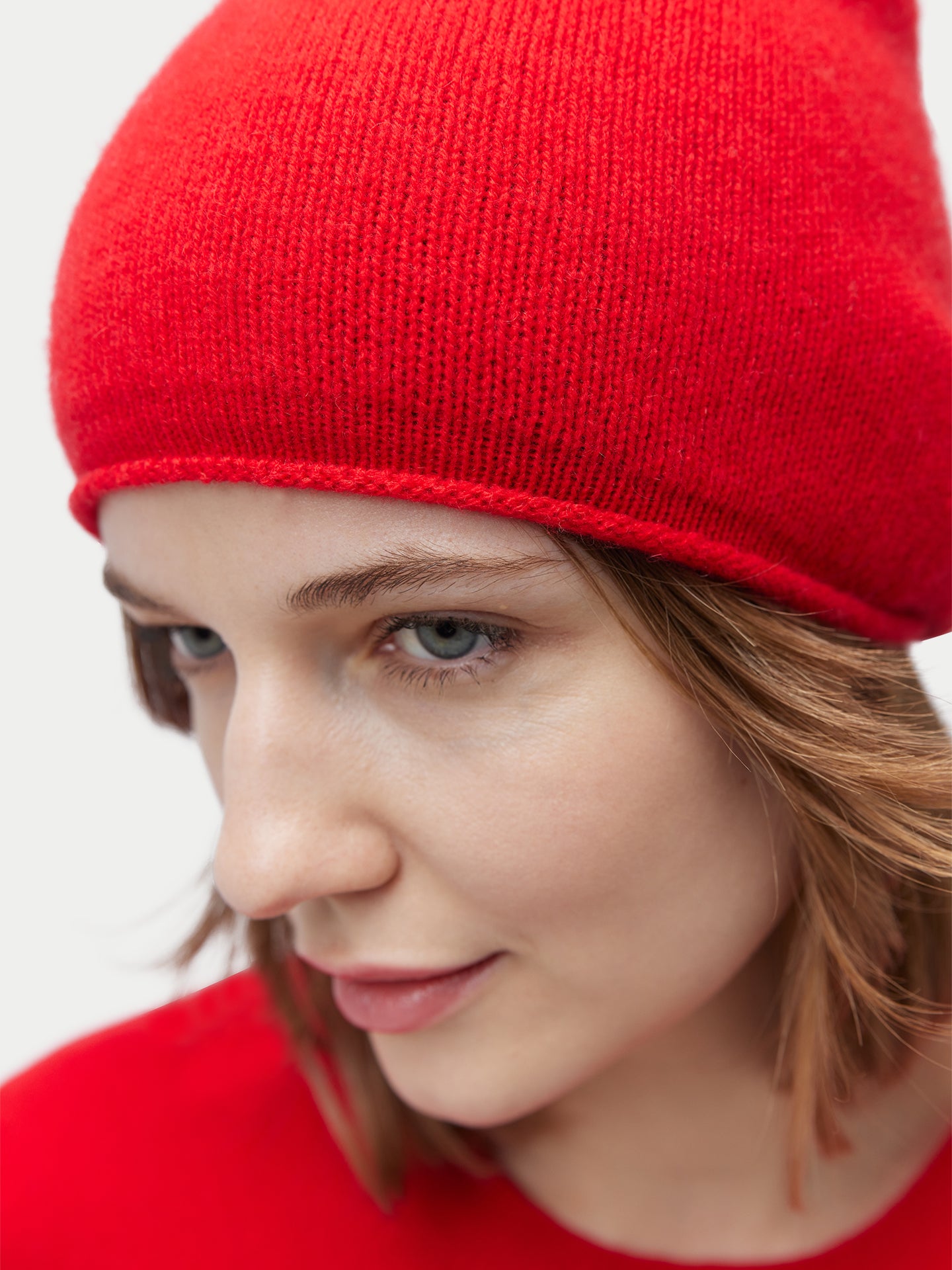 Ensemble pull et bonnet en cachemire