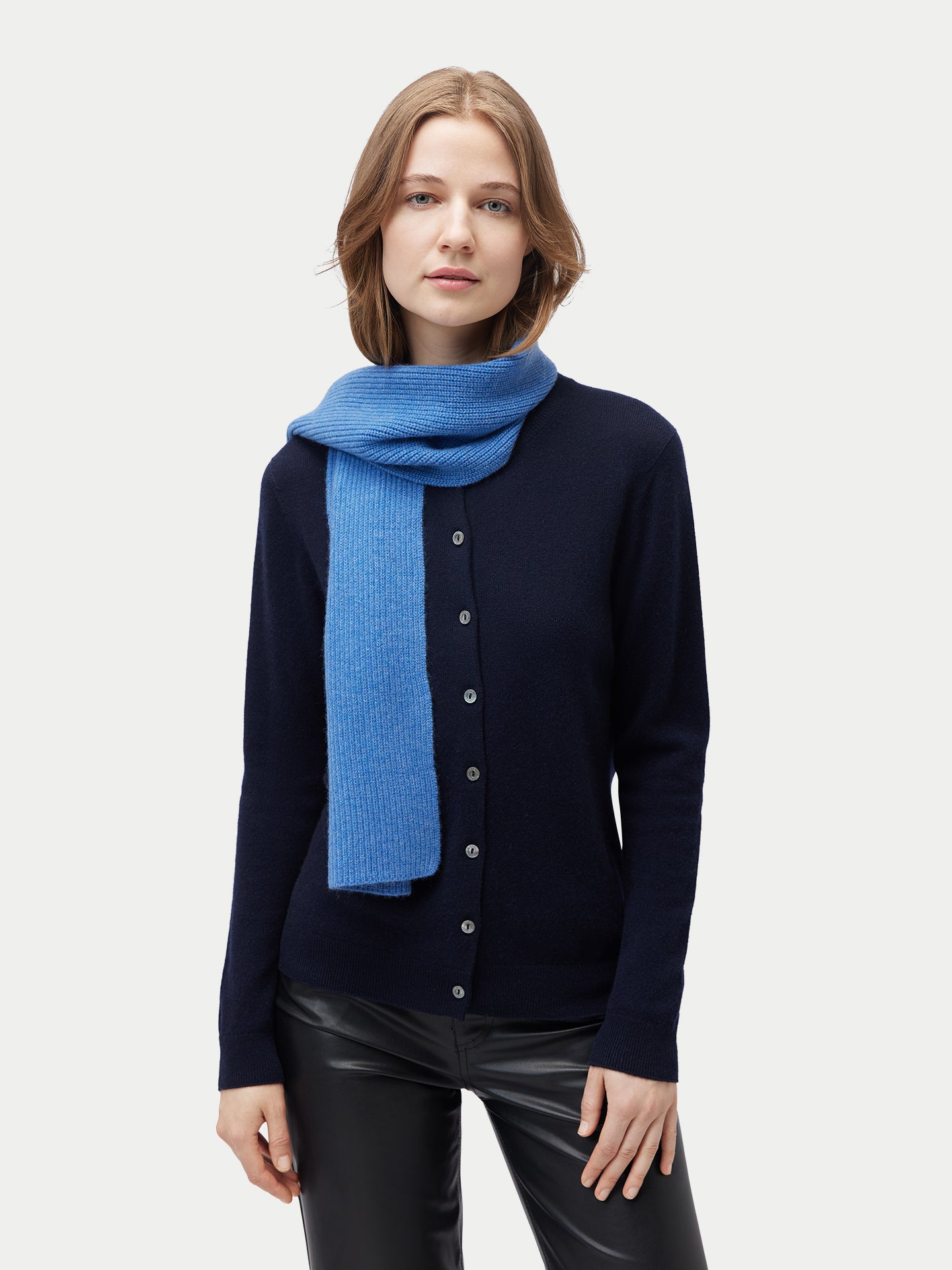 Écharpe en tricot de pêcheur