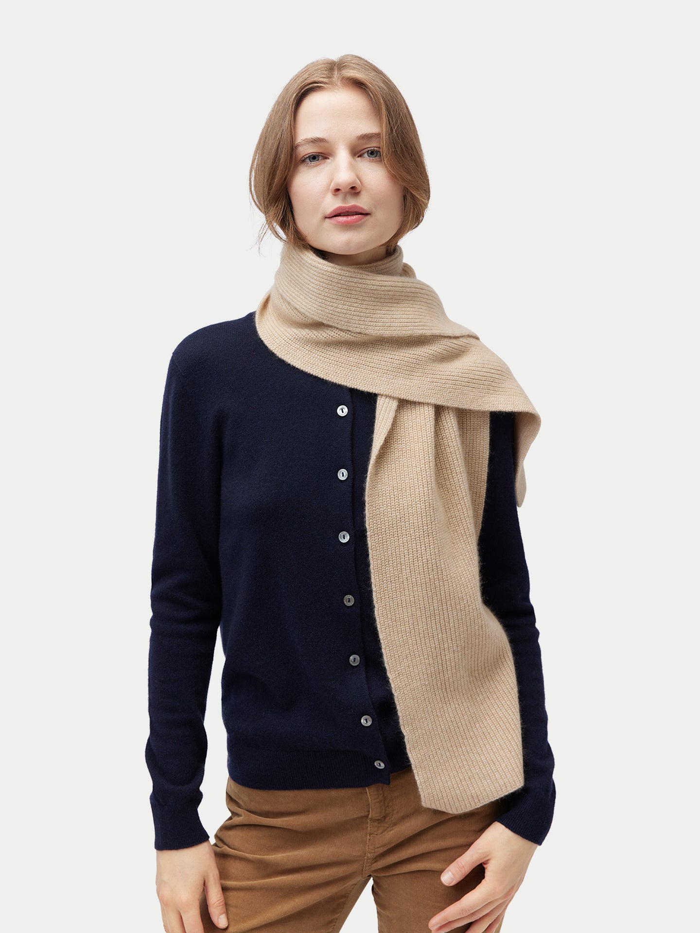 Écharpe en tricot de pêcheur