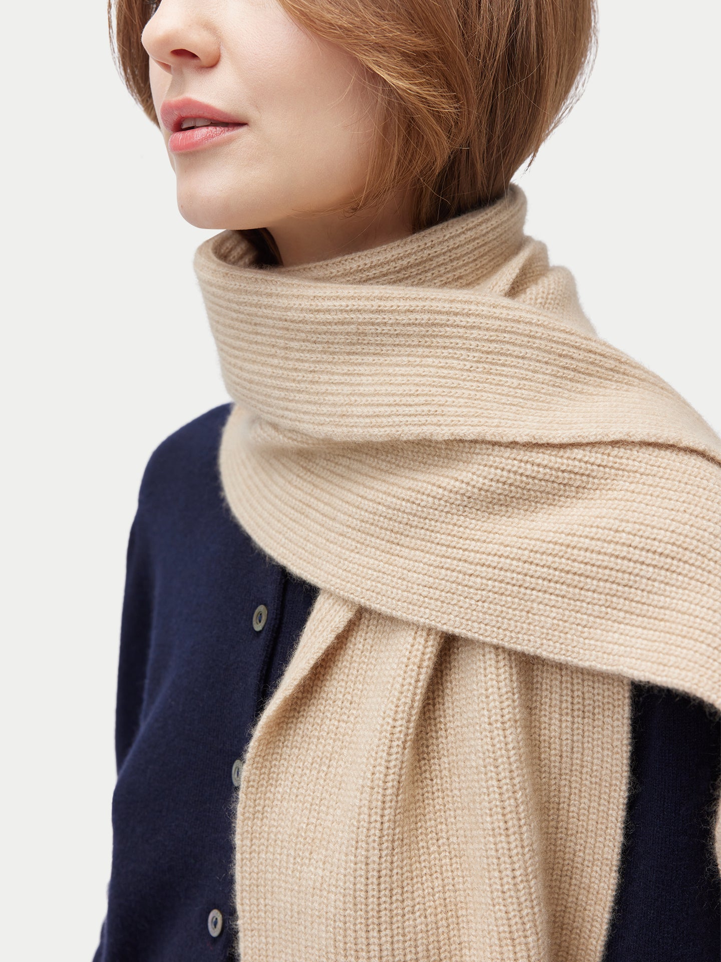 Écharpe en tricot de pêcheur