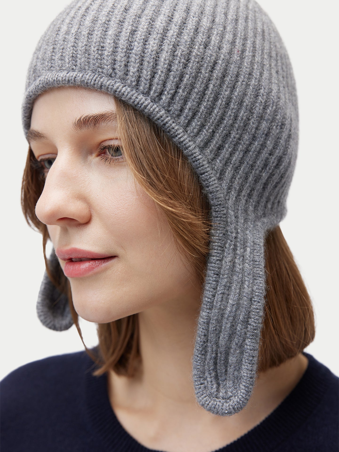 Bonnet aviateur en tricot