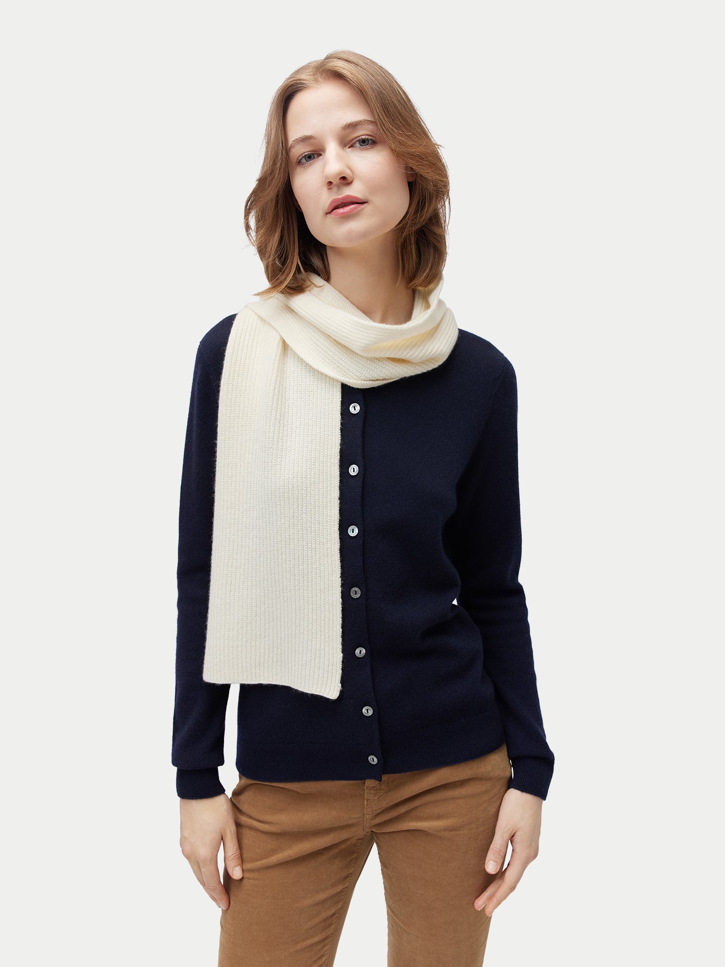 Écharpe en tricot de pêcheur
