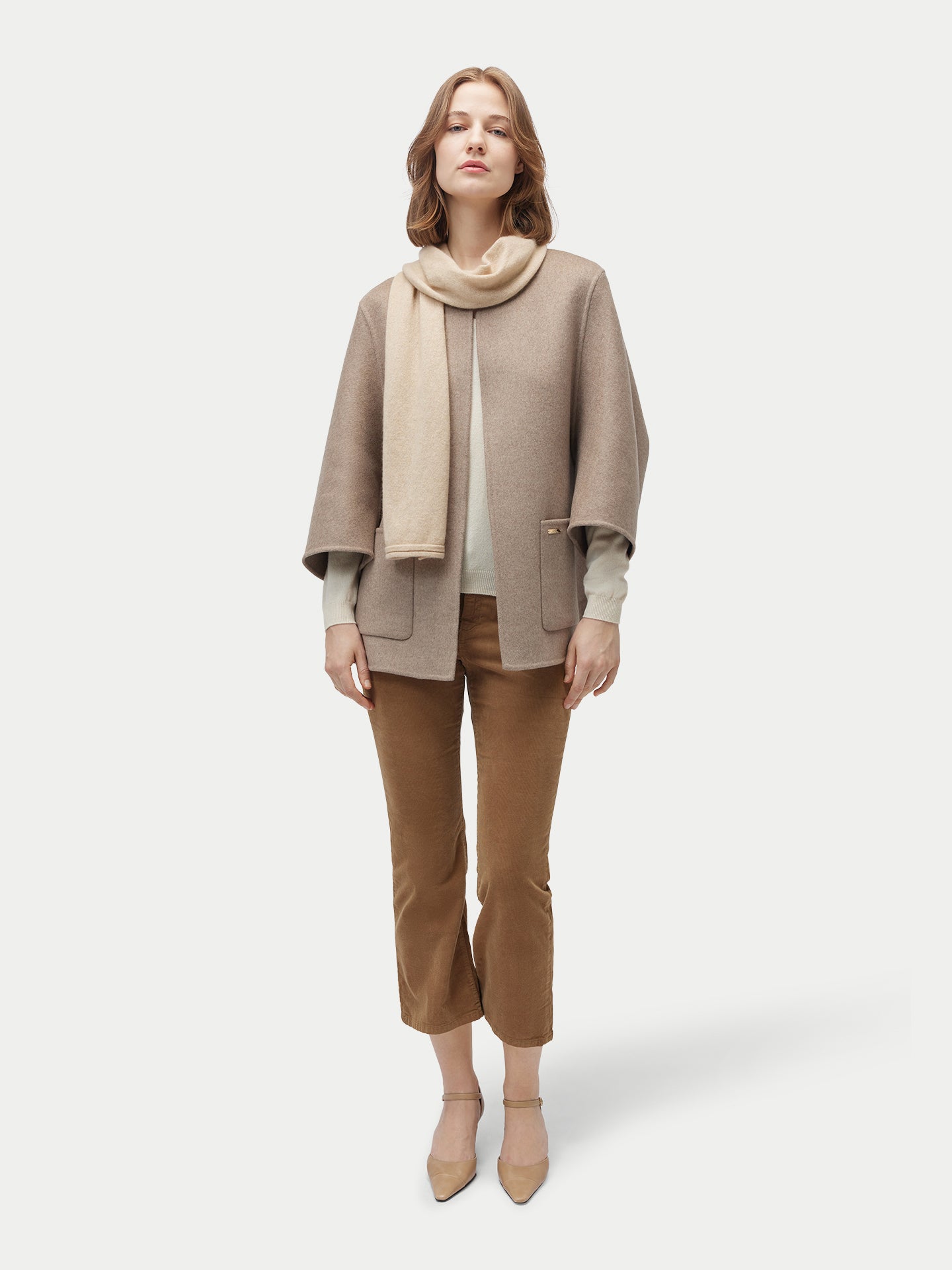 Écharpe en jersey de cachemire Couleur Organique