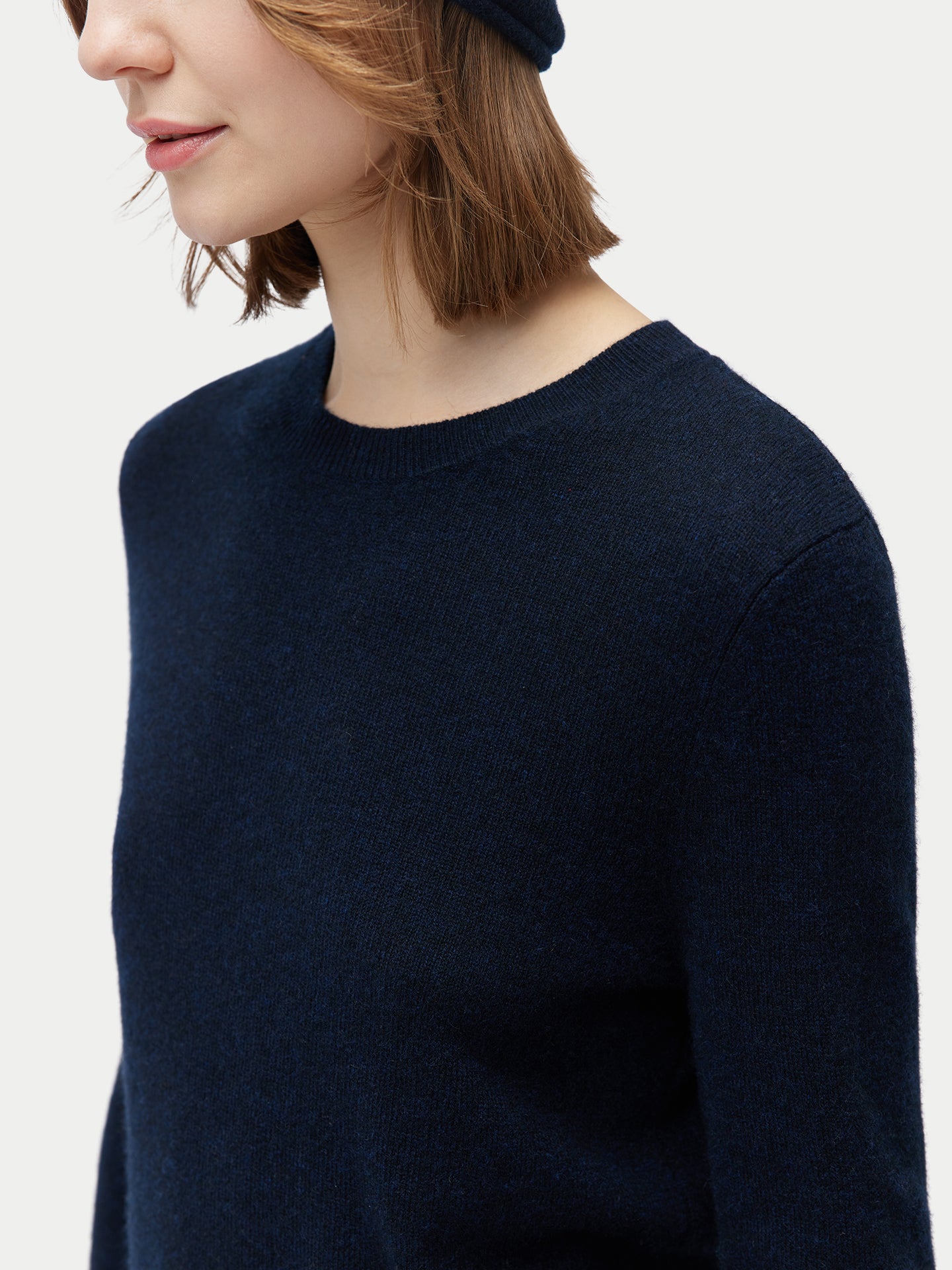 Ensemble pull et bonnet en cachemire