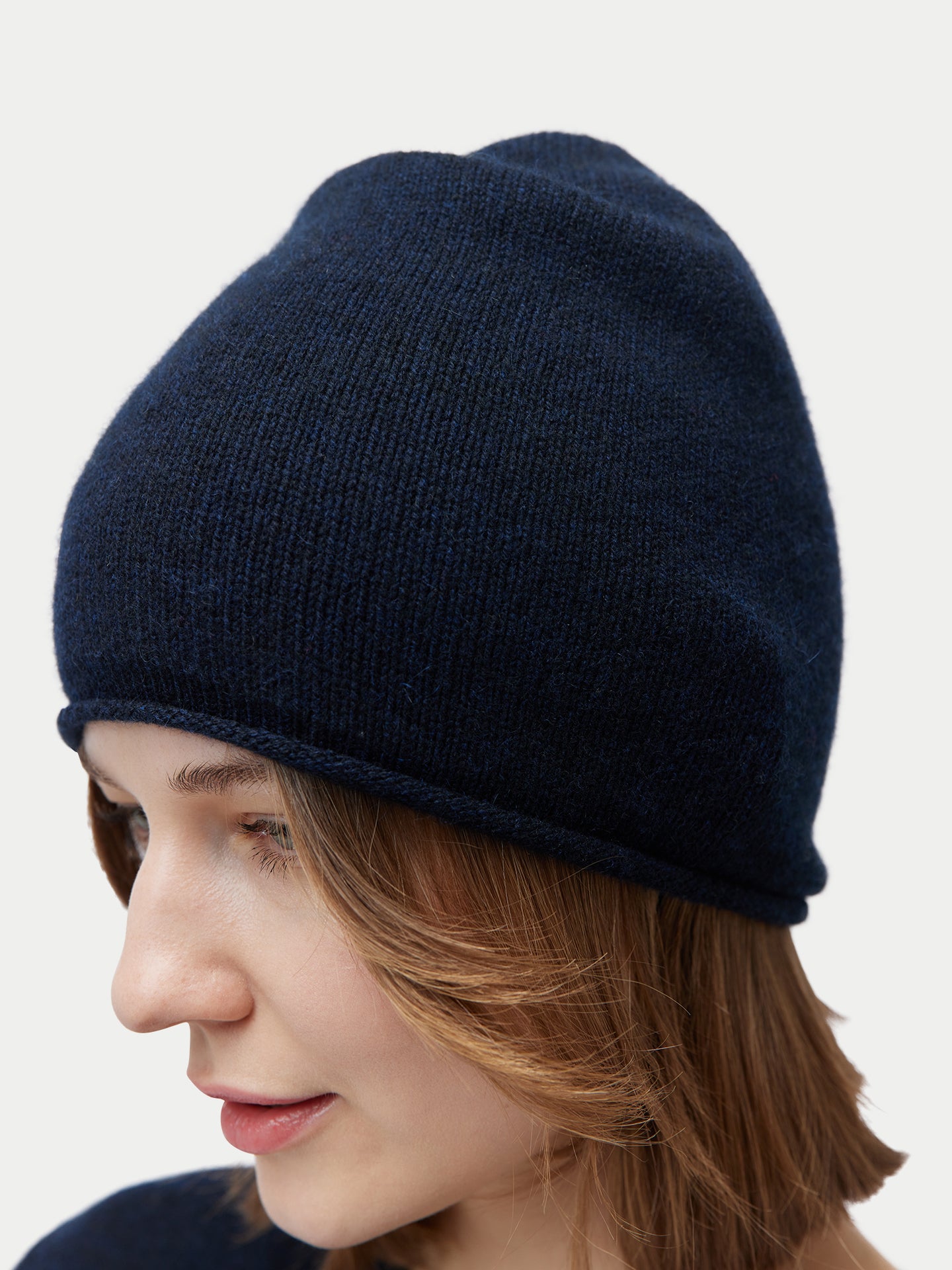 Ensemble pull et bonnet en cachemire