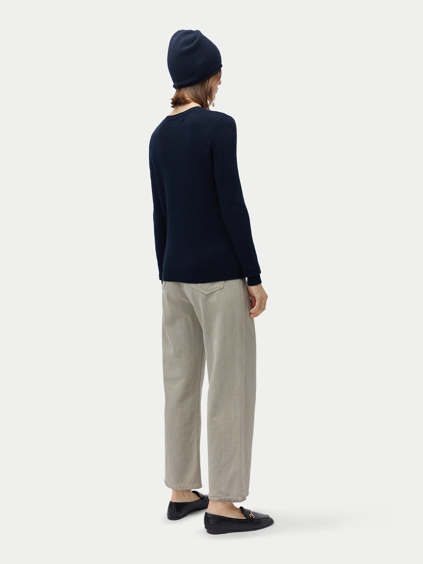 Ensemble pull et bonnet en cachemire