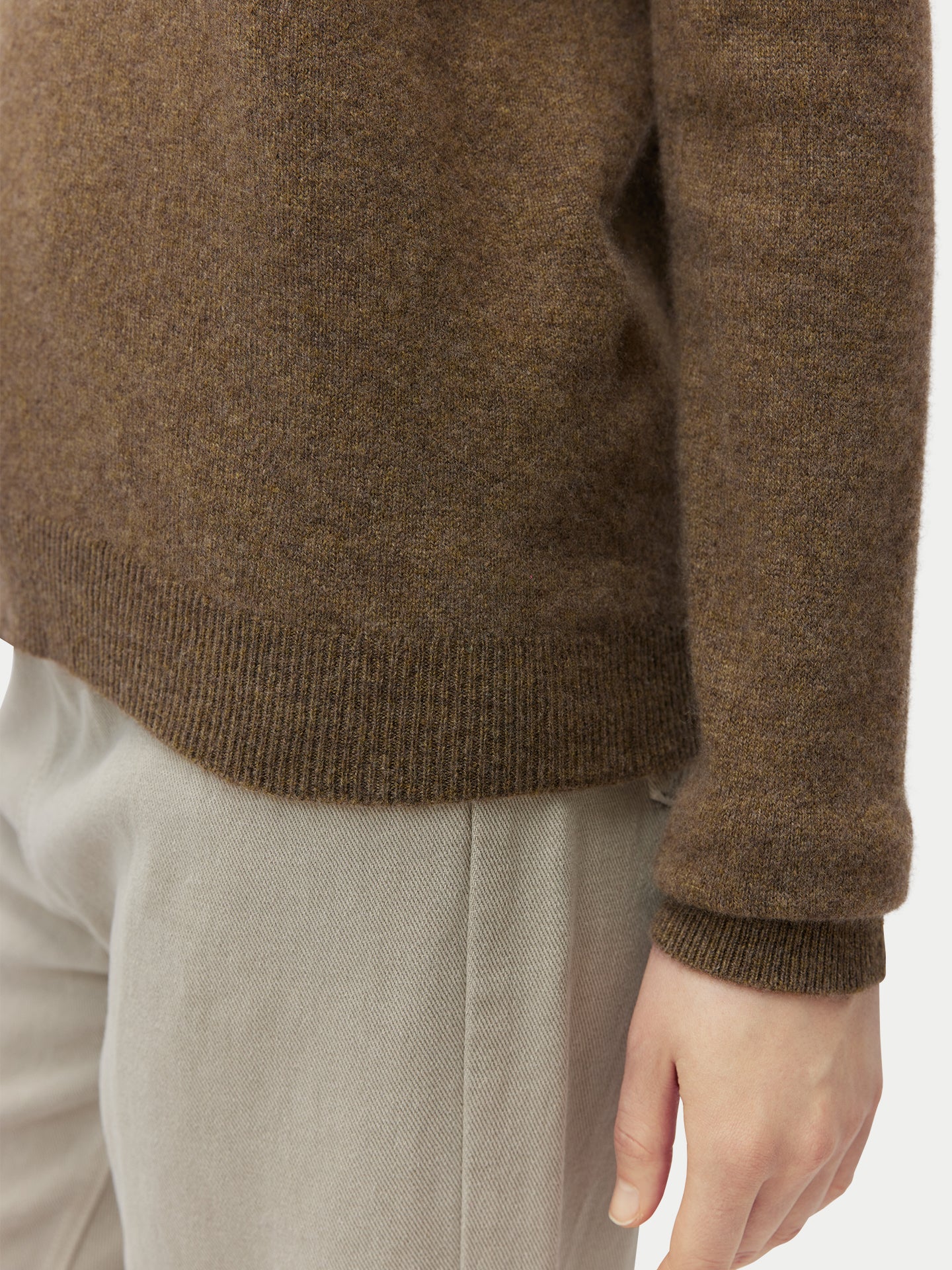 Ensemble pull et bonnet en cachemire
