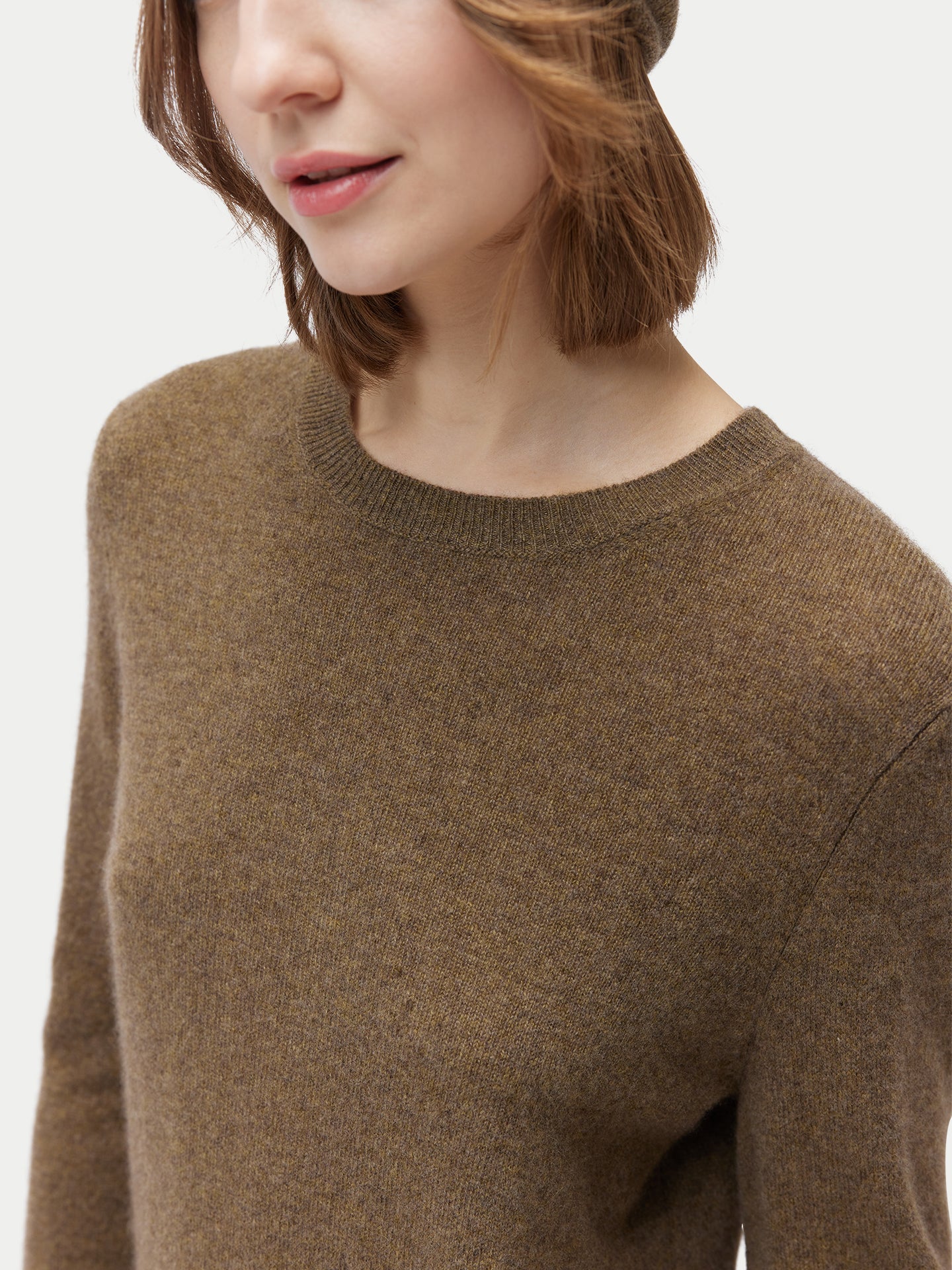 Ensemble pull et bonnet en cachemire