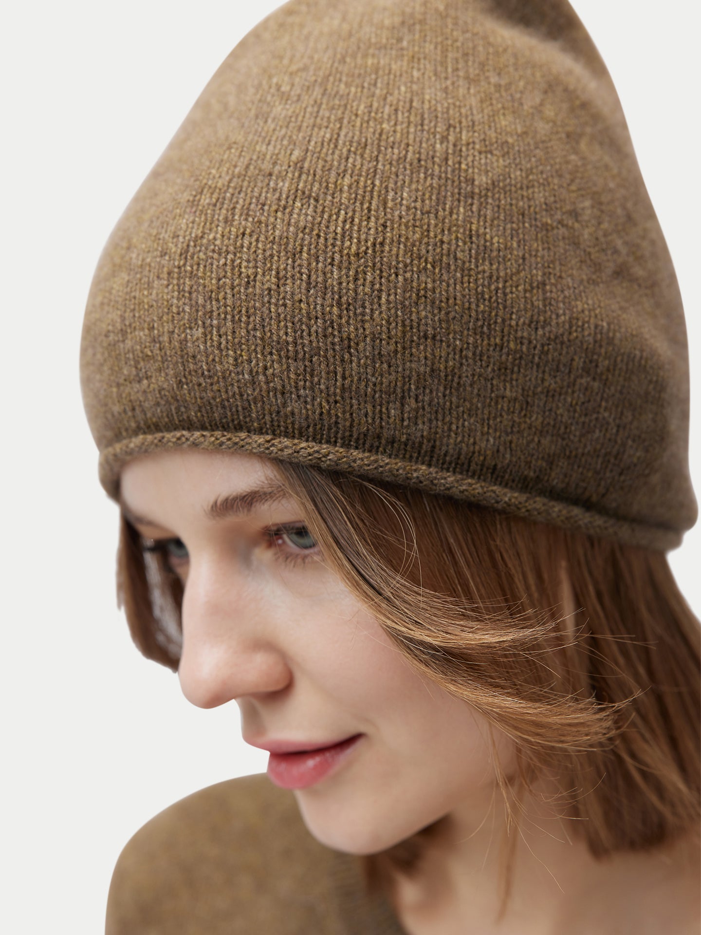 Ensemble pull et bonnet en cachemire