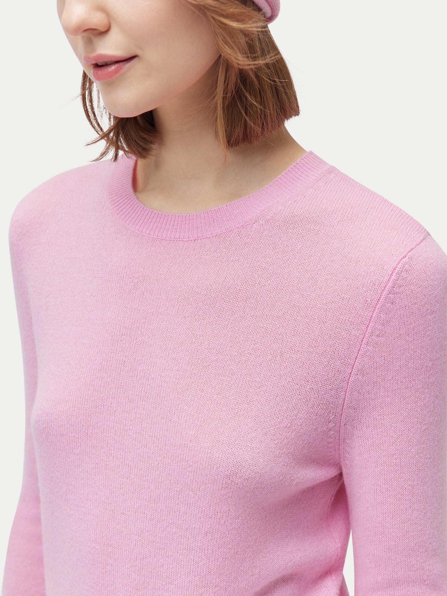 Ensemble pull et bonnet en cachemire