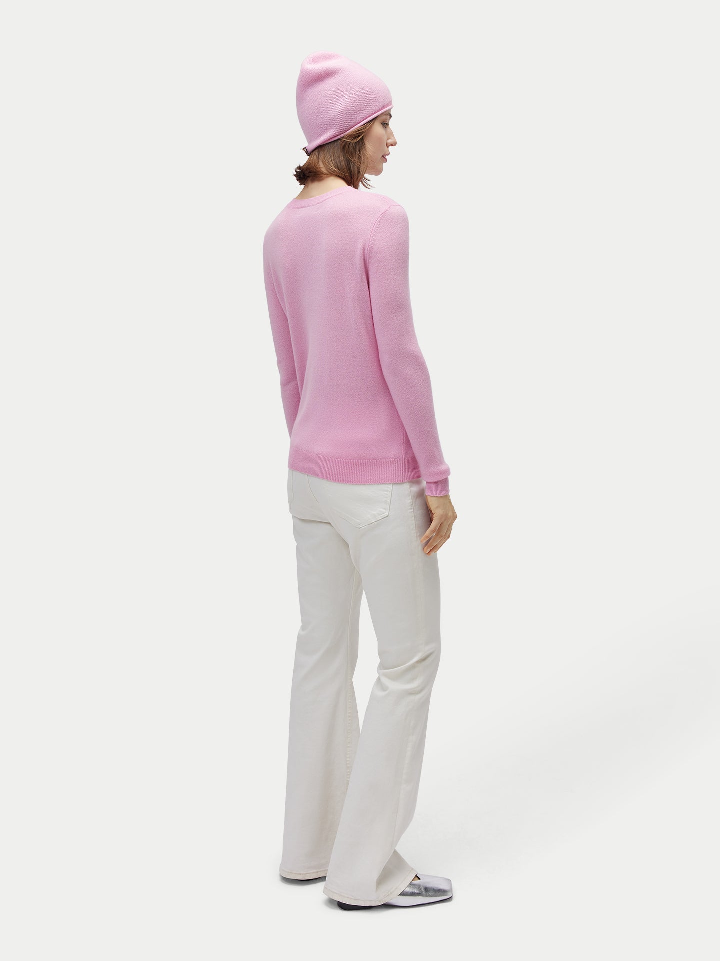 Ensemble pull et bonnet en cachemire