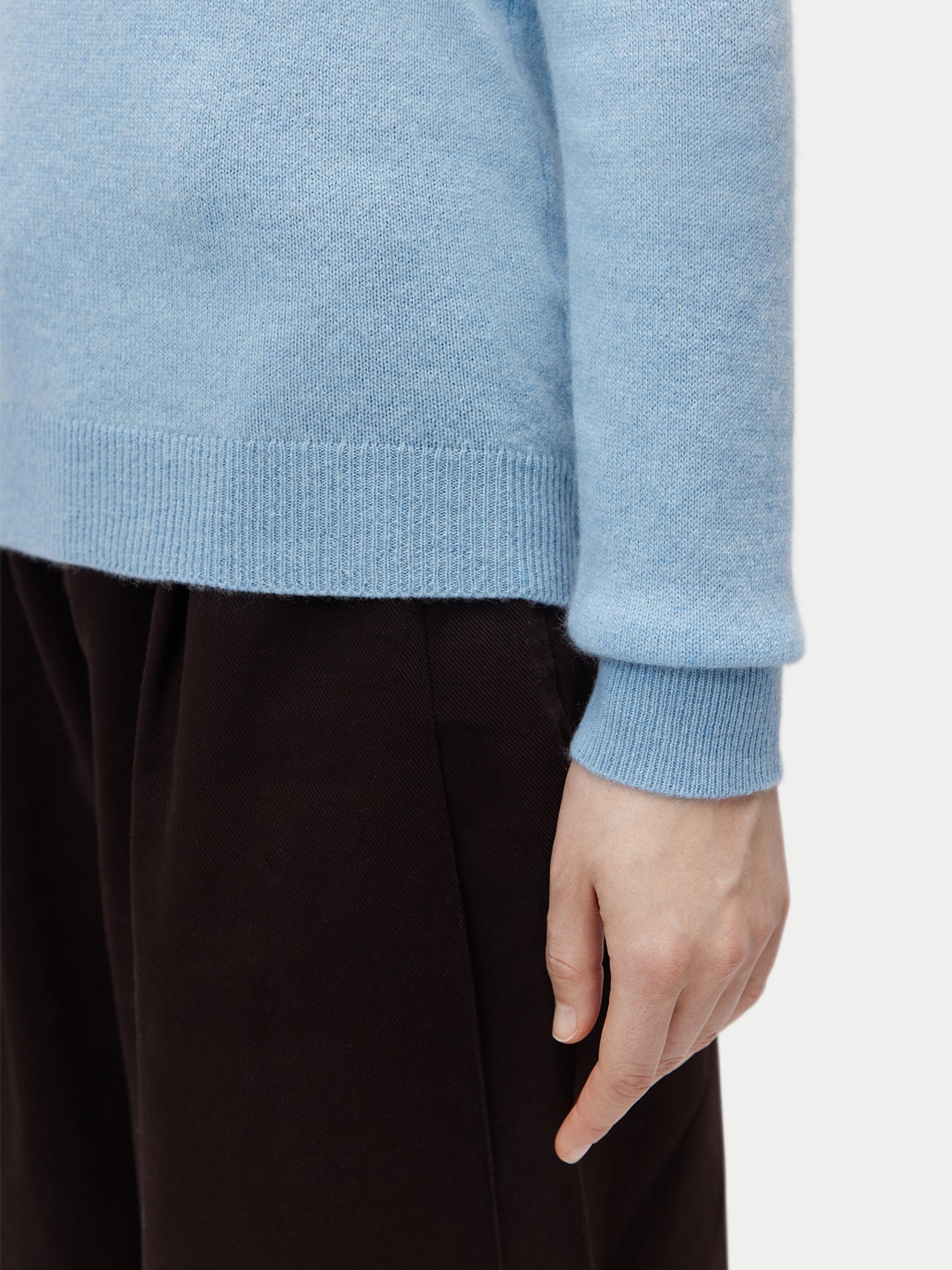 Ensemble pull et bonnet en cachemire