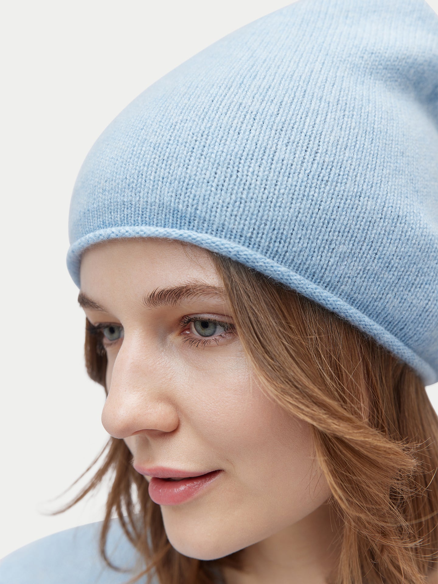 Ensemble pull et bonnet en cachemire