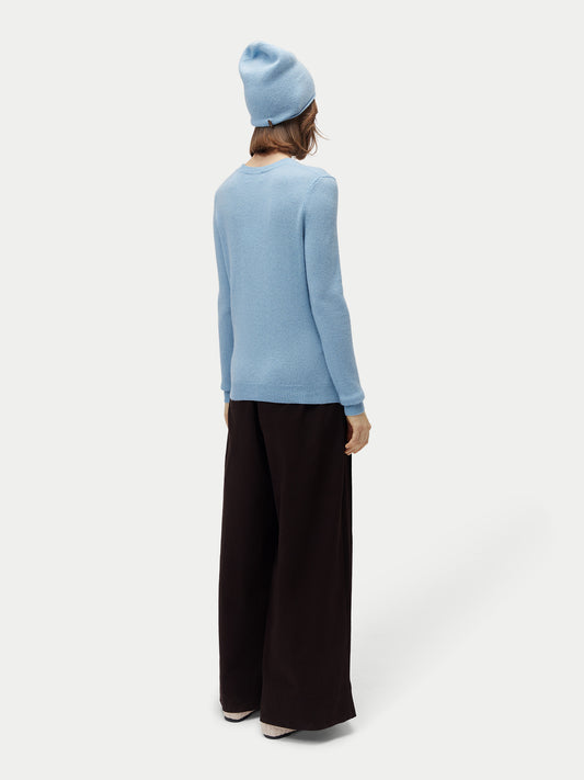 Ensemble pull et bonnet en cachemire