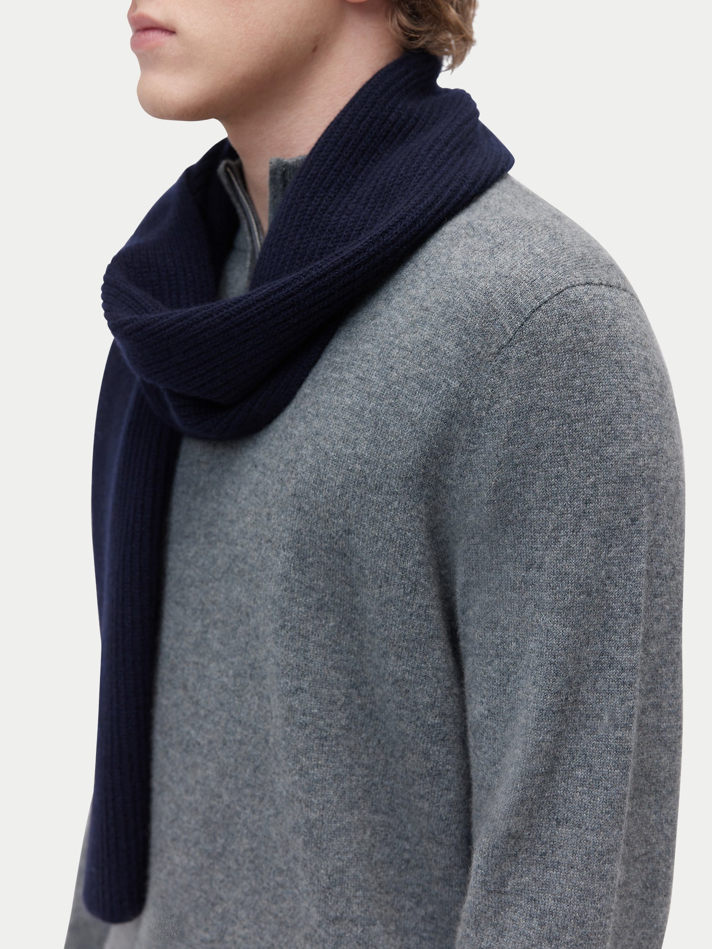 Écharpe en tricot de pêcheur