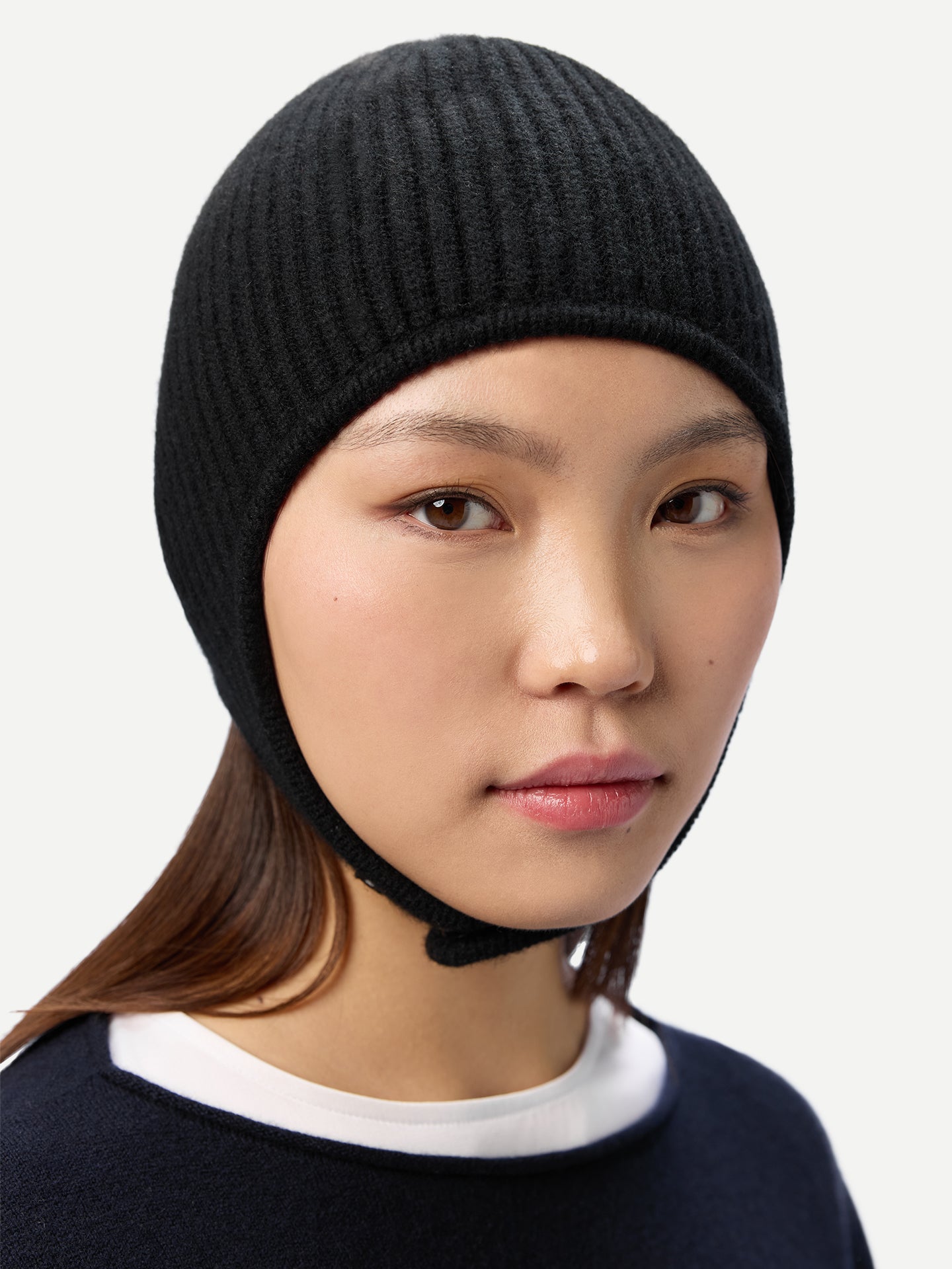 Bonnet aviateur en tricot