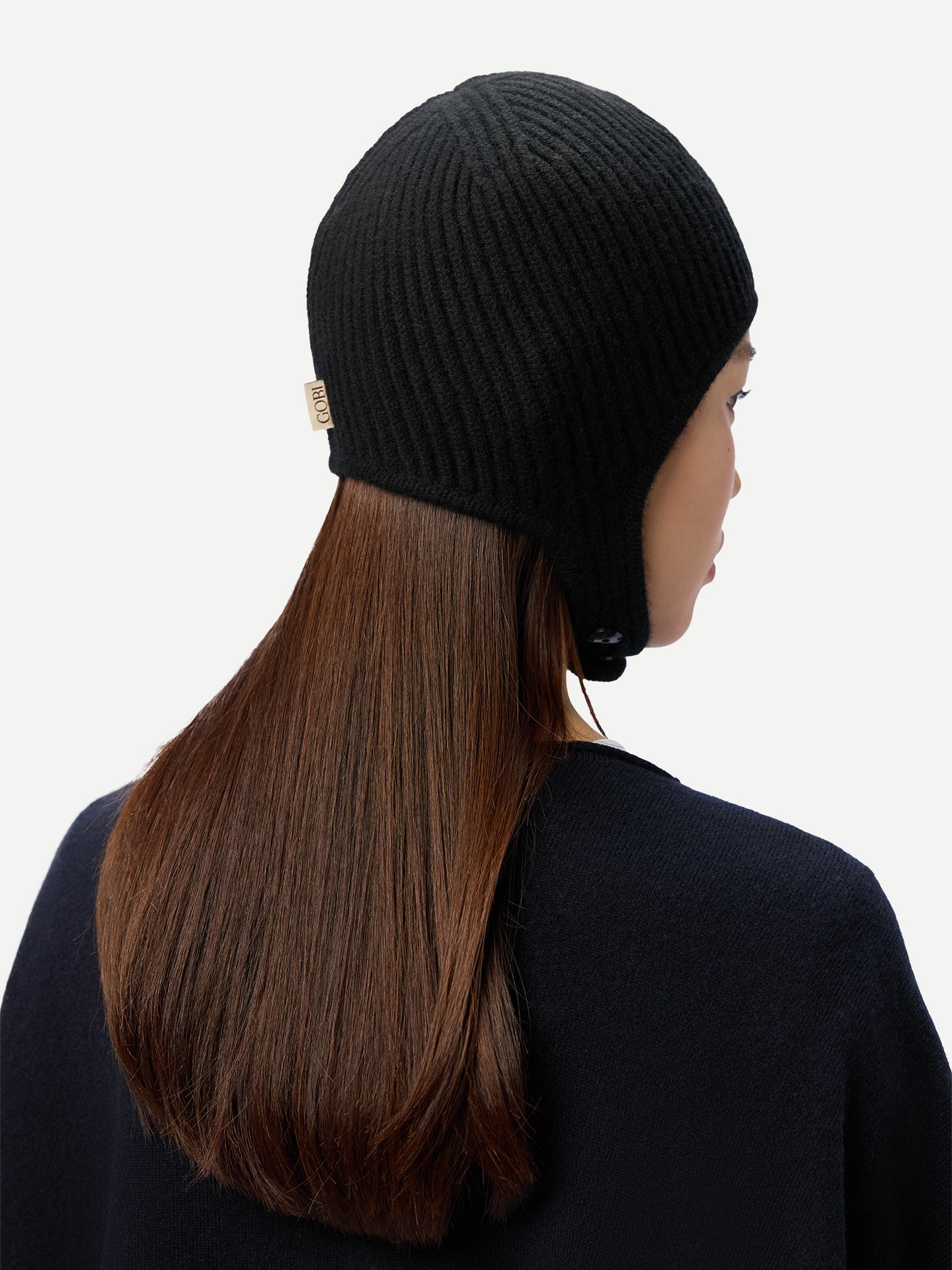 Bonnet aviateur en tricot