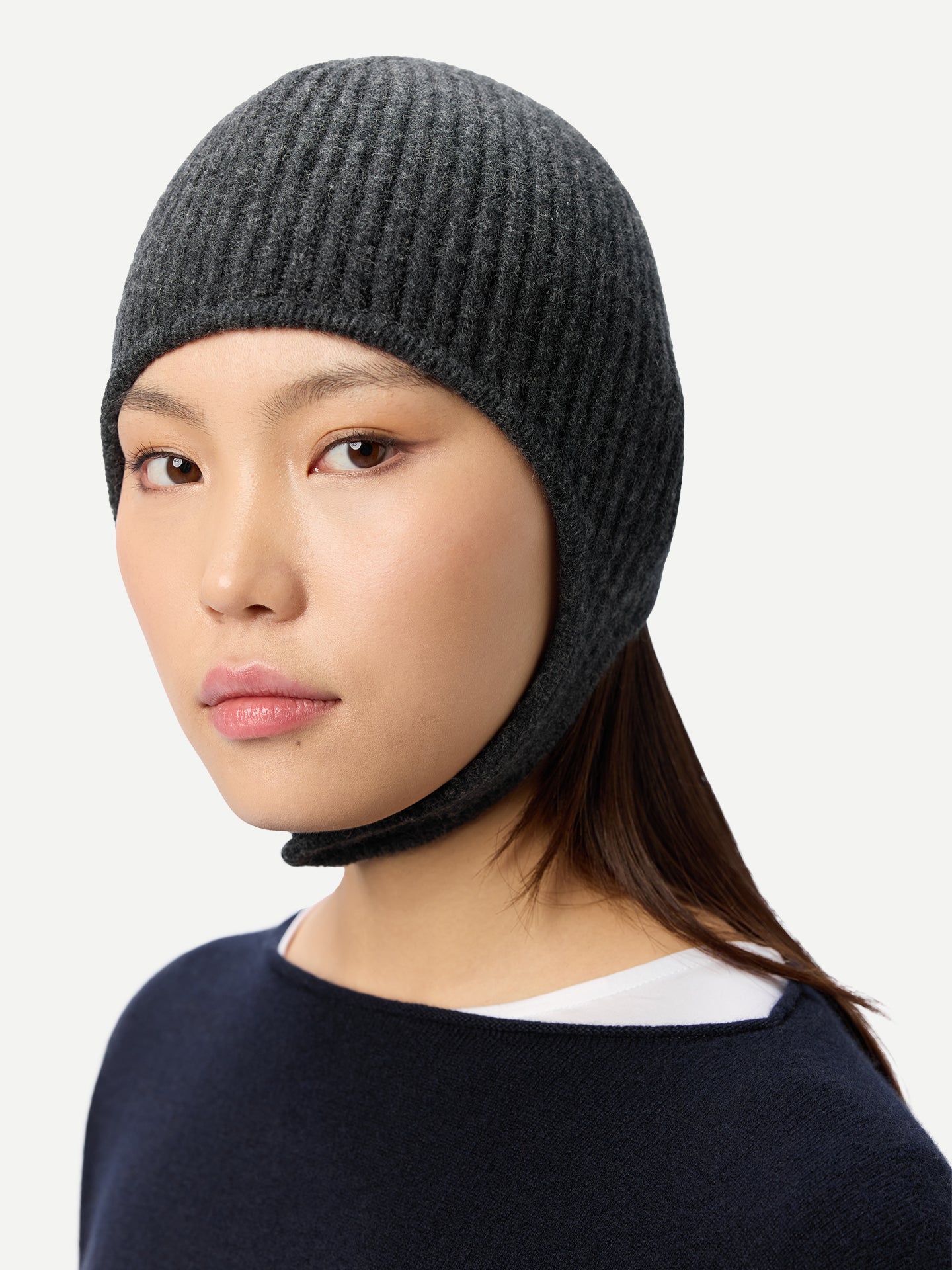 Bonnet aviateur en tricot