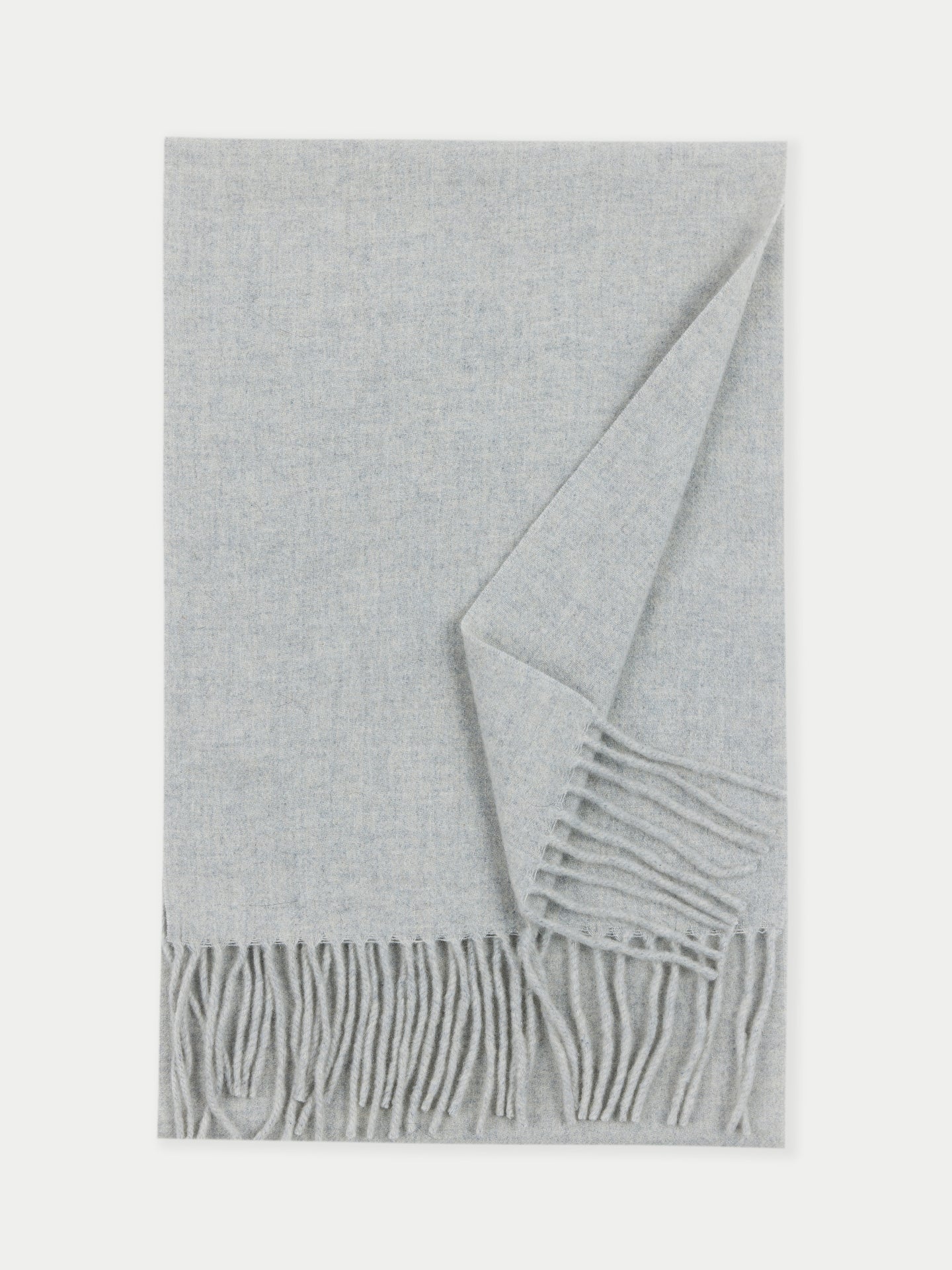 Écharpe avec franges en cachemire pour unisex