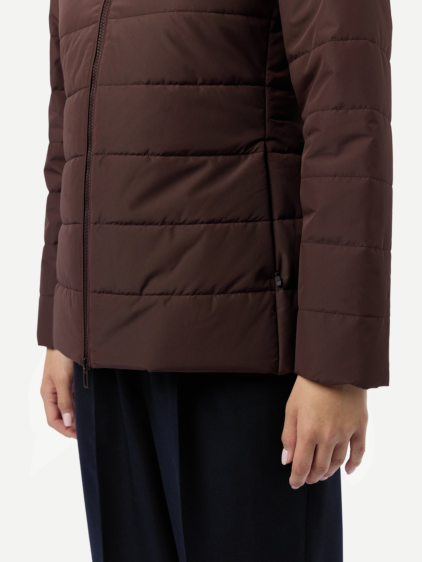 Veste d’hiver CashmereTECH femme couleur marron  | GOBI Cashmere