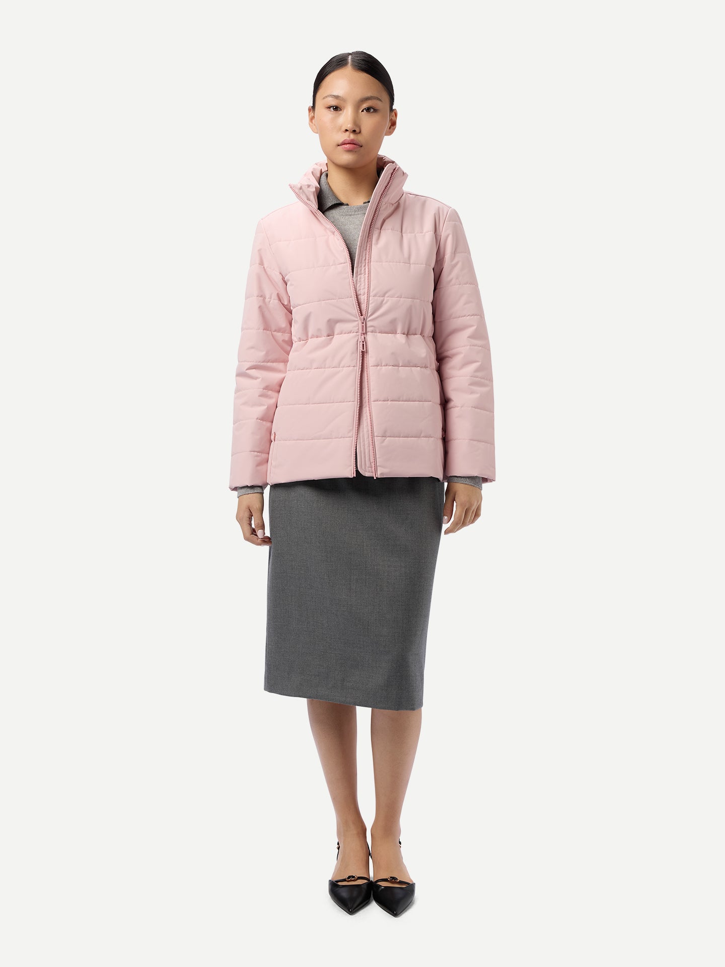Veste d’hiver CashmereTECH femme couleur rose | GOBI Cashmere
