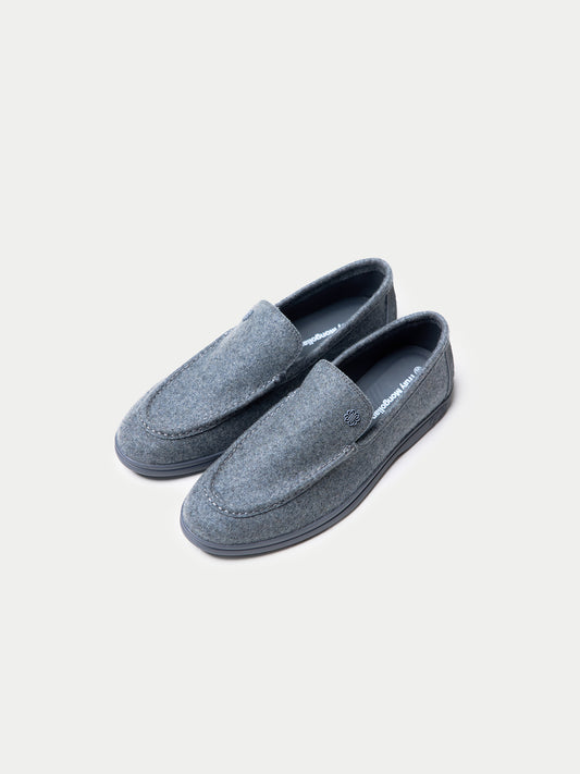 Chaussures d’Intérieur en Cachemire pour Homme couleur gris | GOBI Cashmere