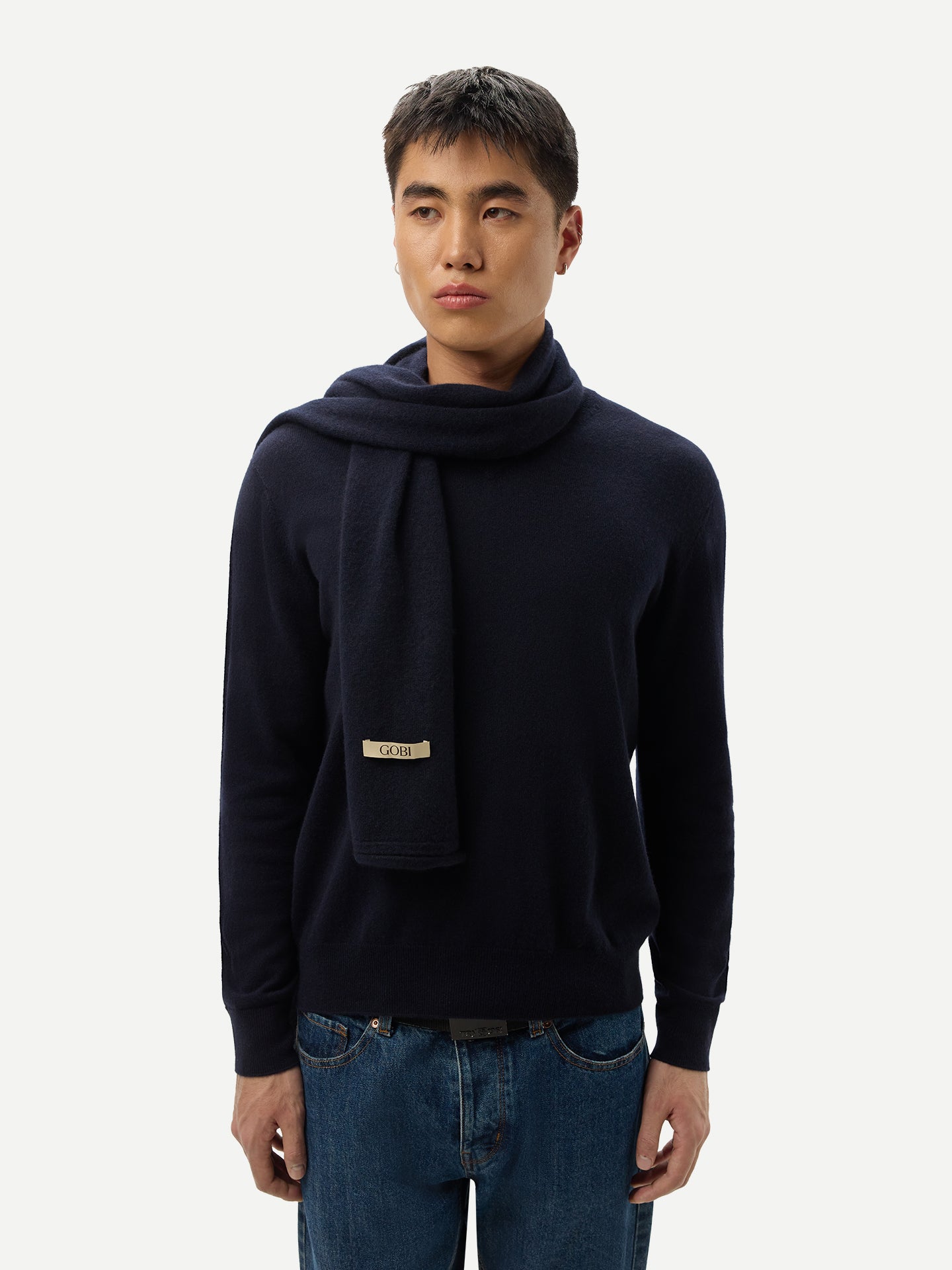 Écharpe en jersey de cachemire