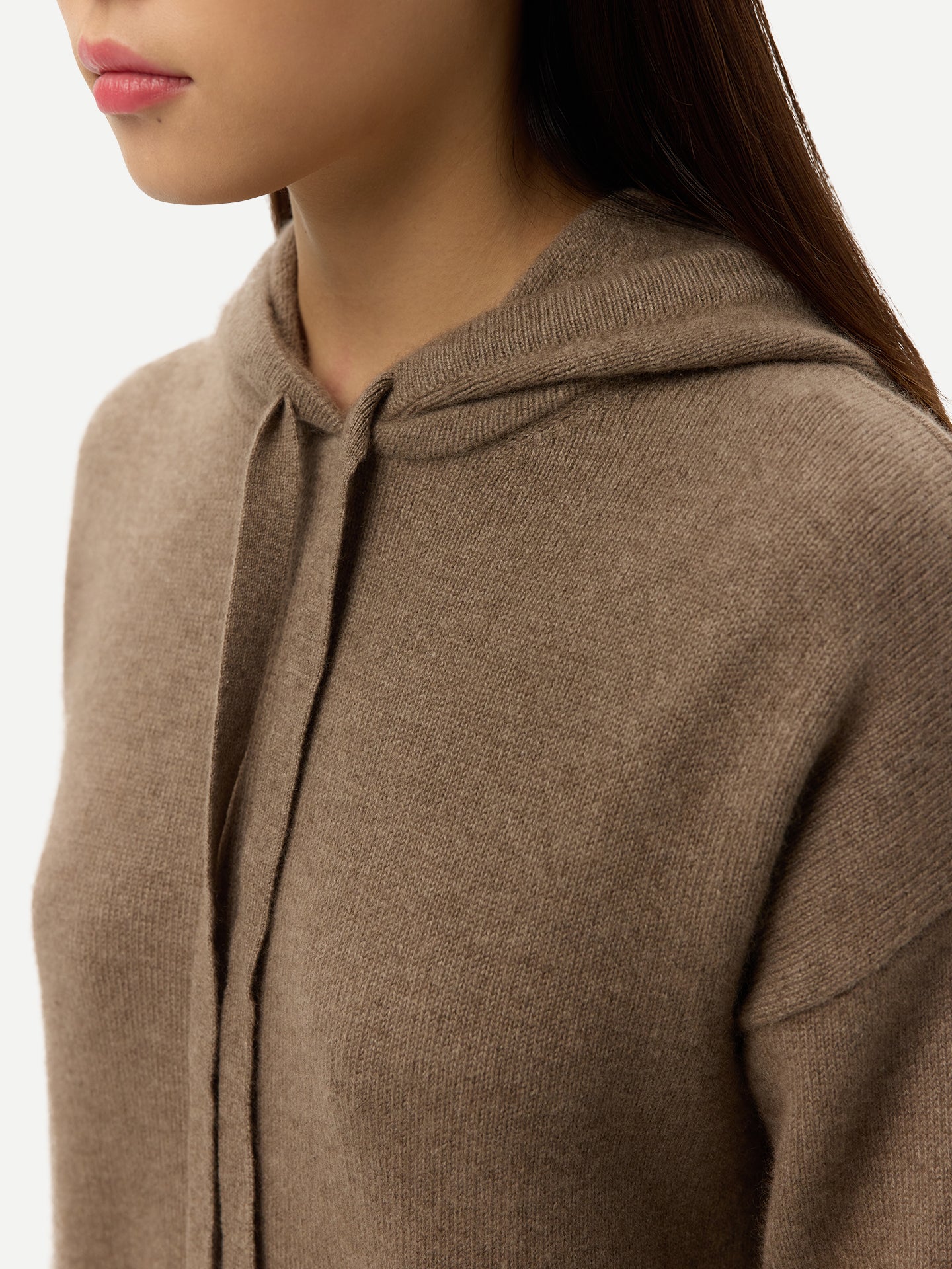 Pull à capuche en cachemire couleur taupe - GOBI Cashmere - Sports Décontractés