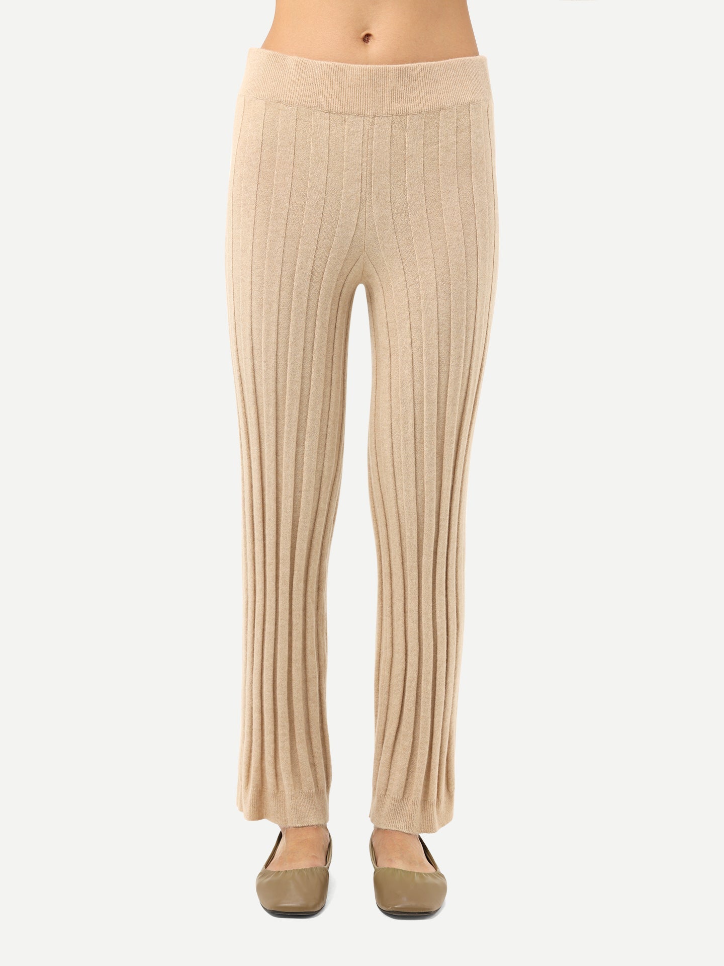 Pantalon en cachemire Taupe - Gobi Cashmere
