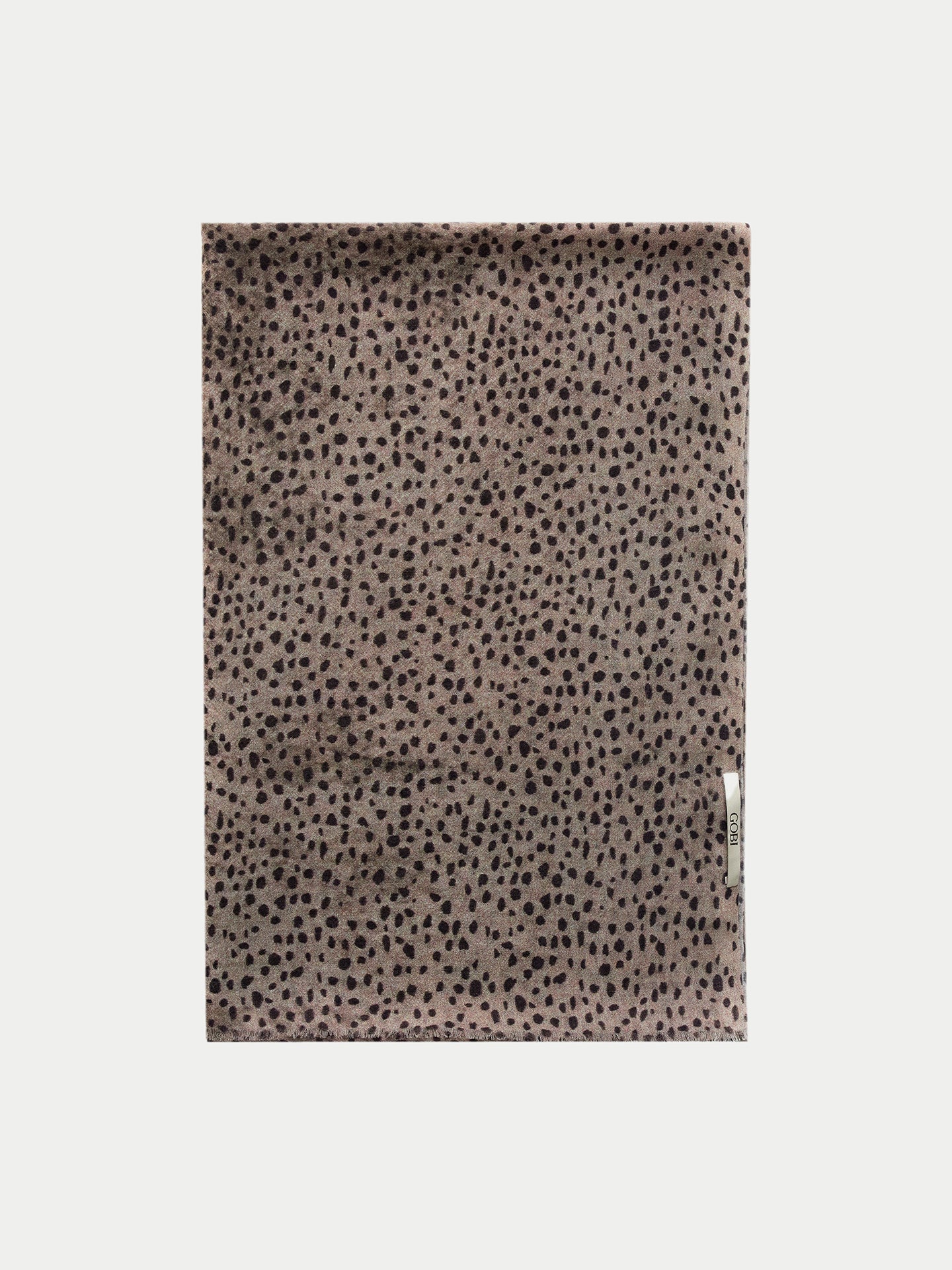 Châle en cachemire imprimé Dune Dots