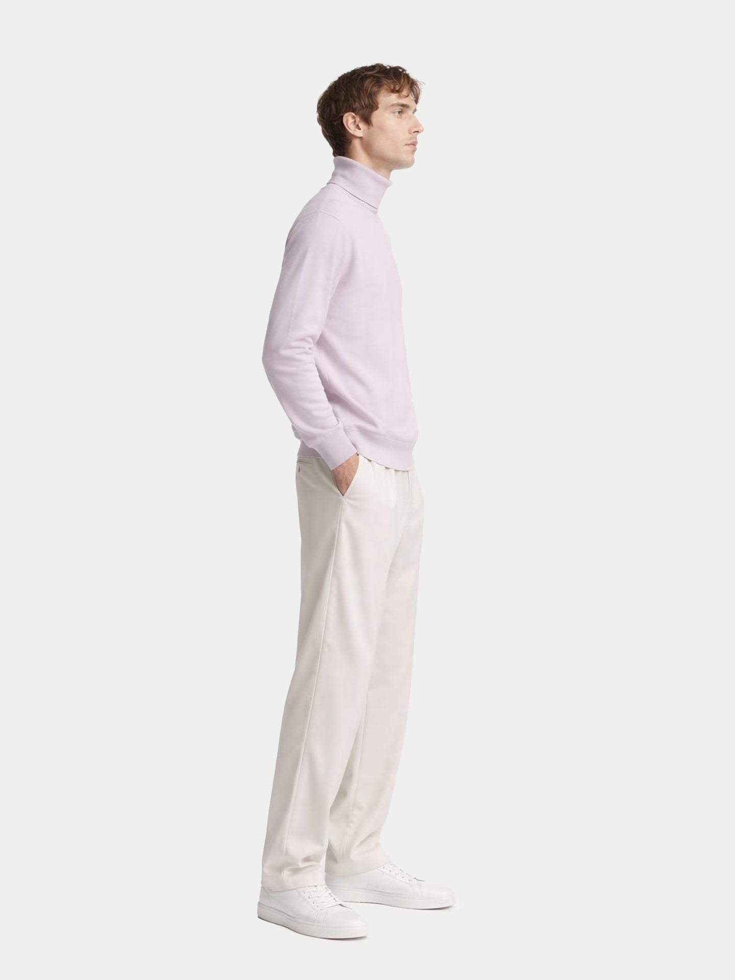 Pull col roulé en cachemire Essential pour hommes