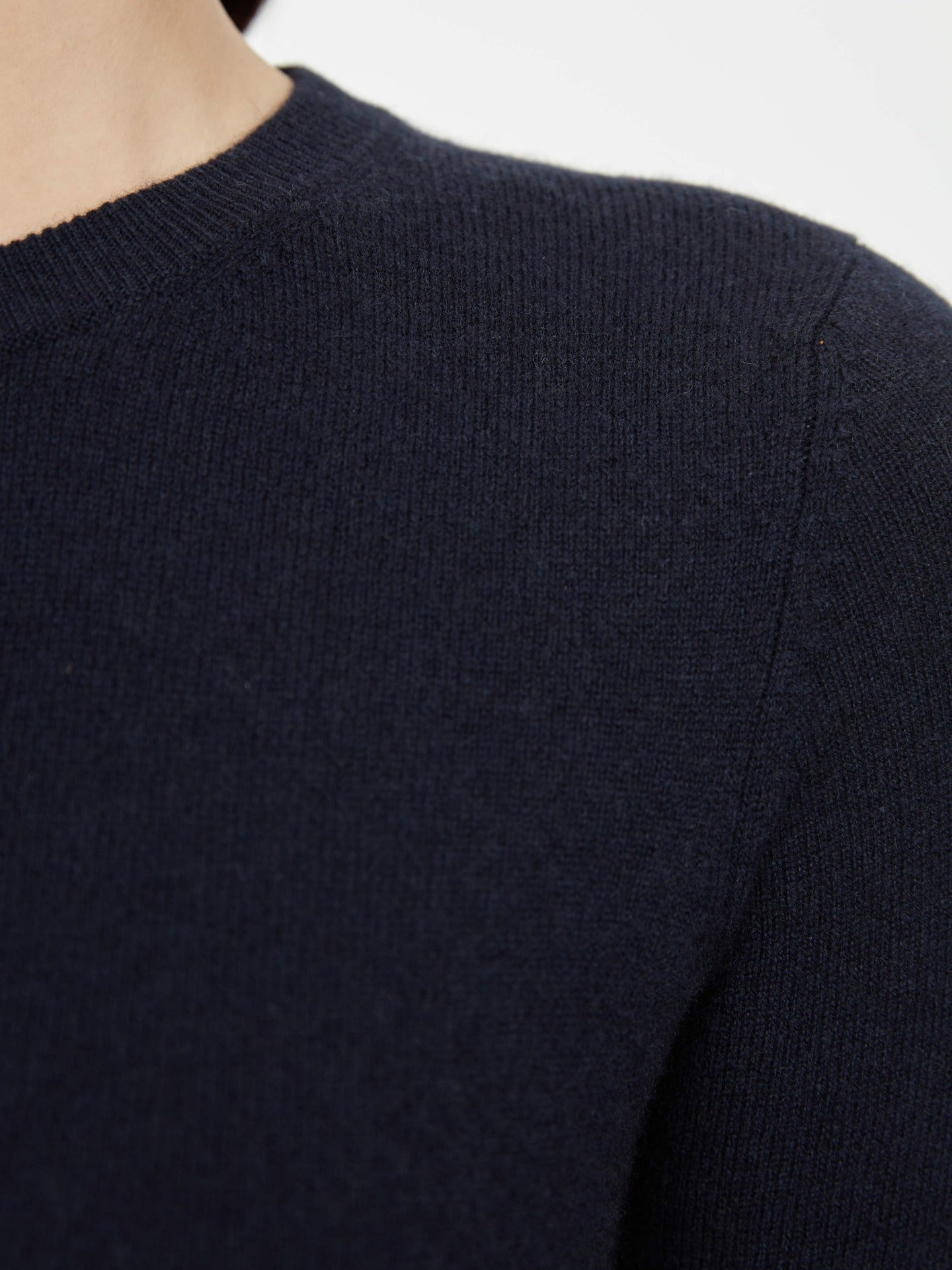 Cardigan col rond en cachemire pour femme , couleur Marin - GOBI Cashmere