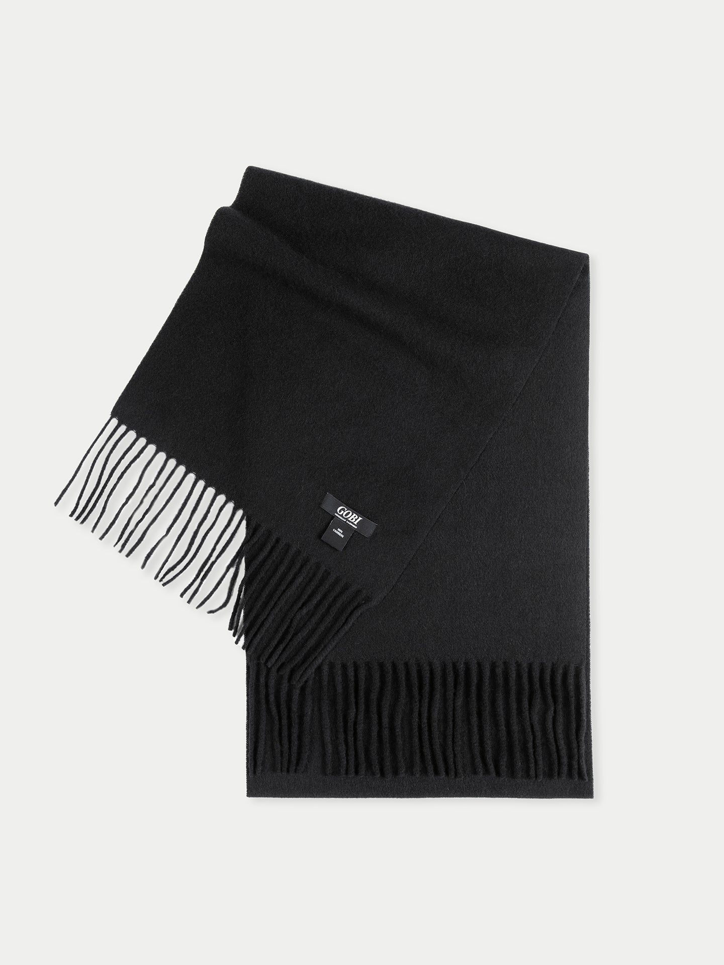 Écharpe avec franges en cachemire pour unisex