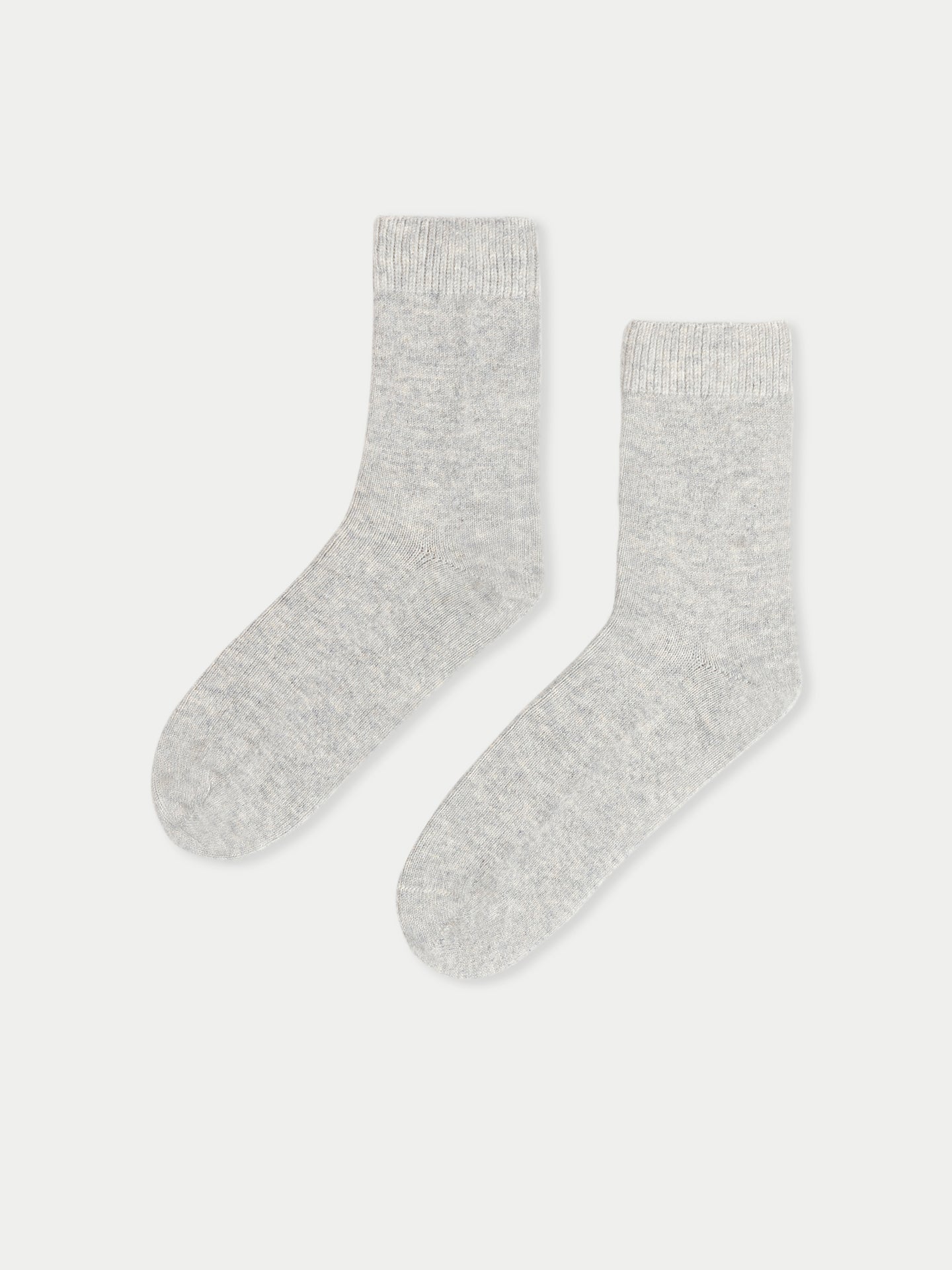 Chaussettes unisexes en cachemire Gris - Gobi Cashmere